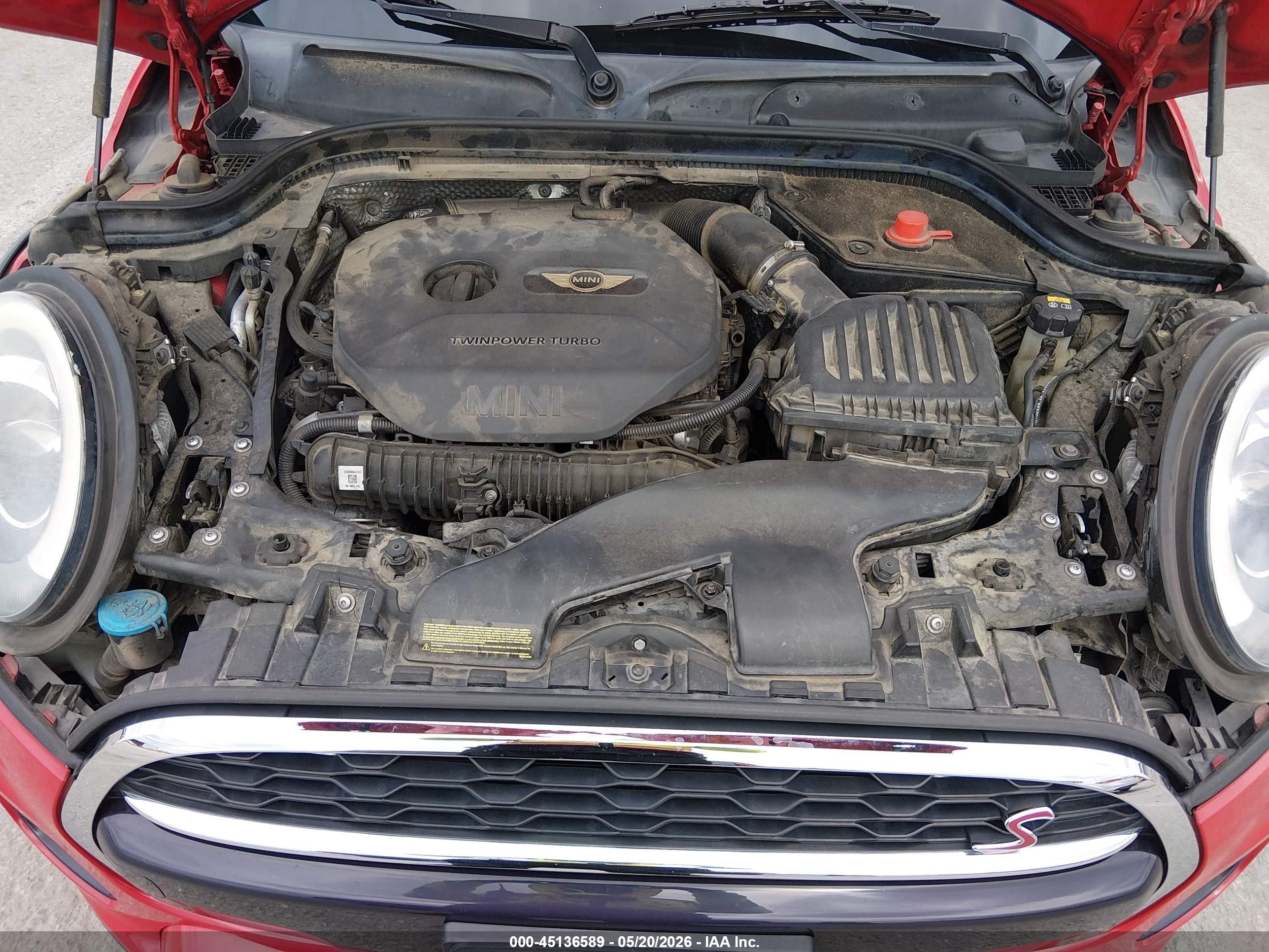 2015 Mini Hardtop Cooper S Красный vin: WMWXU3C52F2B61863