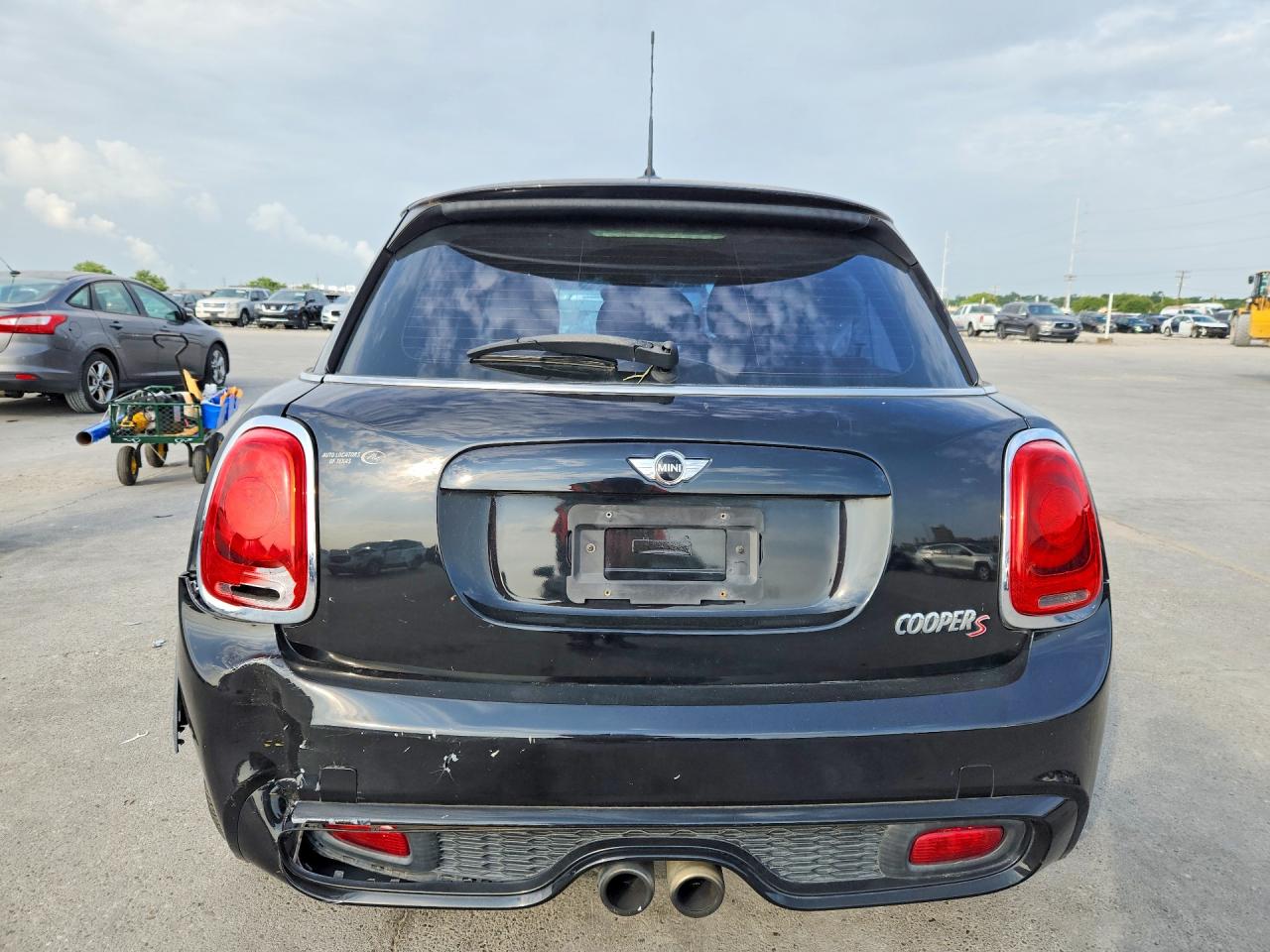 2015 Mini Cooper S Black vin: WMWXU3C53F2B59541