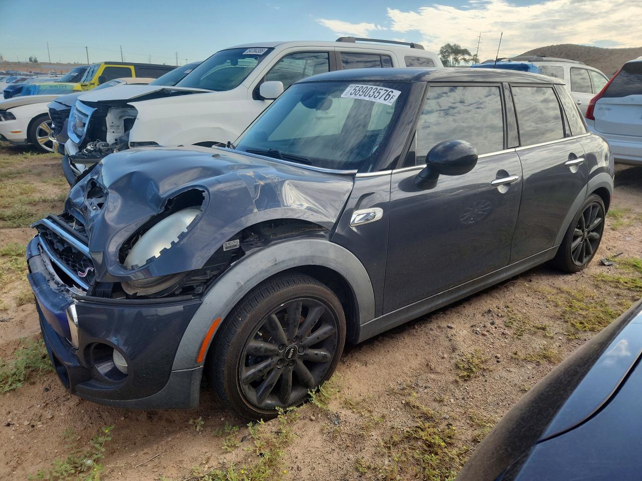 2015 Mini Cooper S Gray vin: WMWXU3C53F2B59670