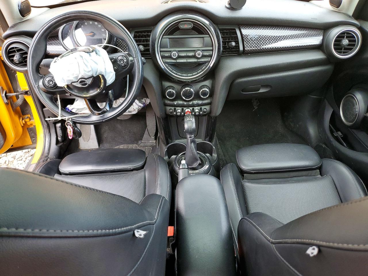 2015 Mini Cooper S Yellow vin: WMWXU3C55F2B56558