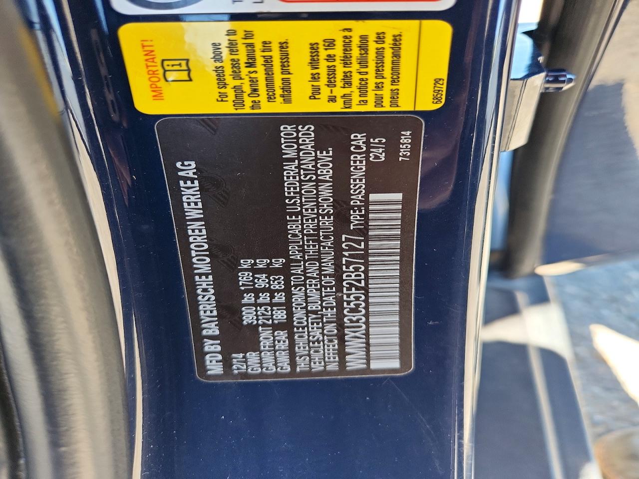 2015 Mini Cooper S Blue vin: WMWXU3C55F2B57127