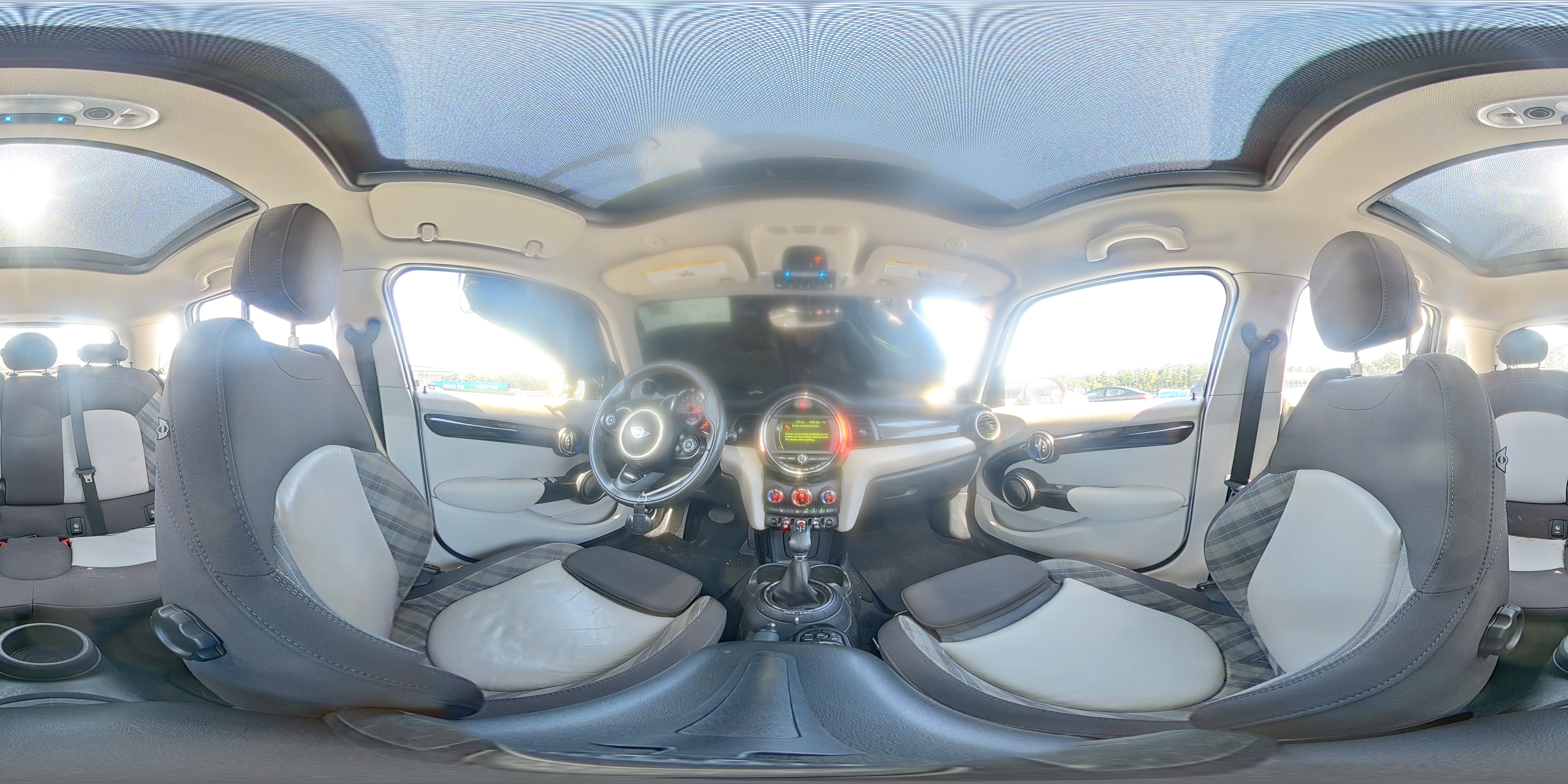 2015 Mini Cooper S White vin: WMWXU3C55F2B57614