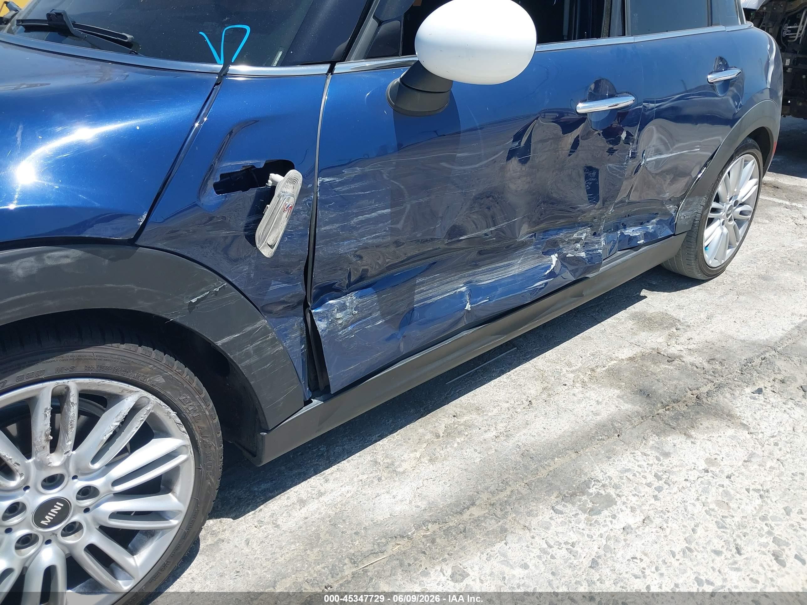 2015 Mini Cooper S Синий vin: WMWXU3C56F2B56889