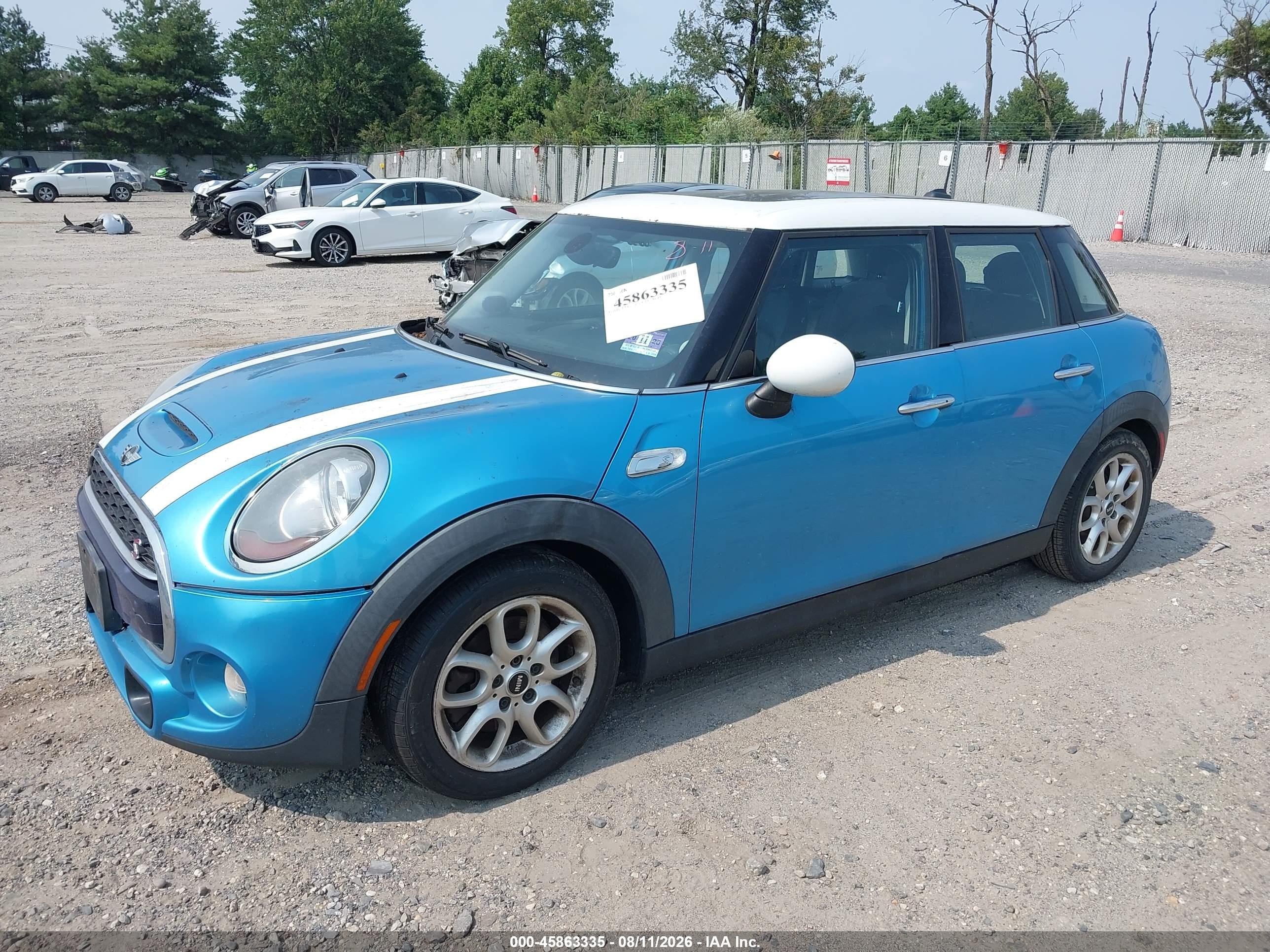2015 Mini Hardtop Cooper S Blue vin: WMWXU3C57FT892215