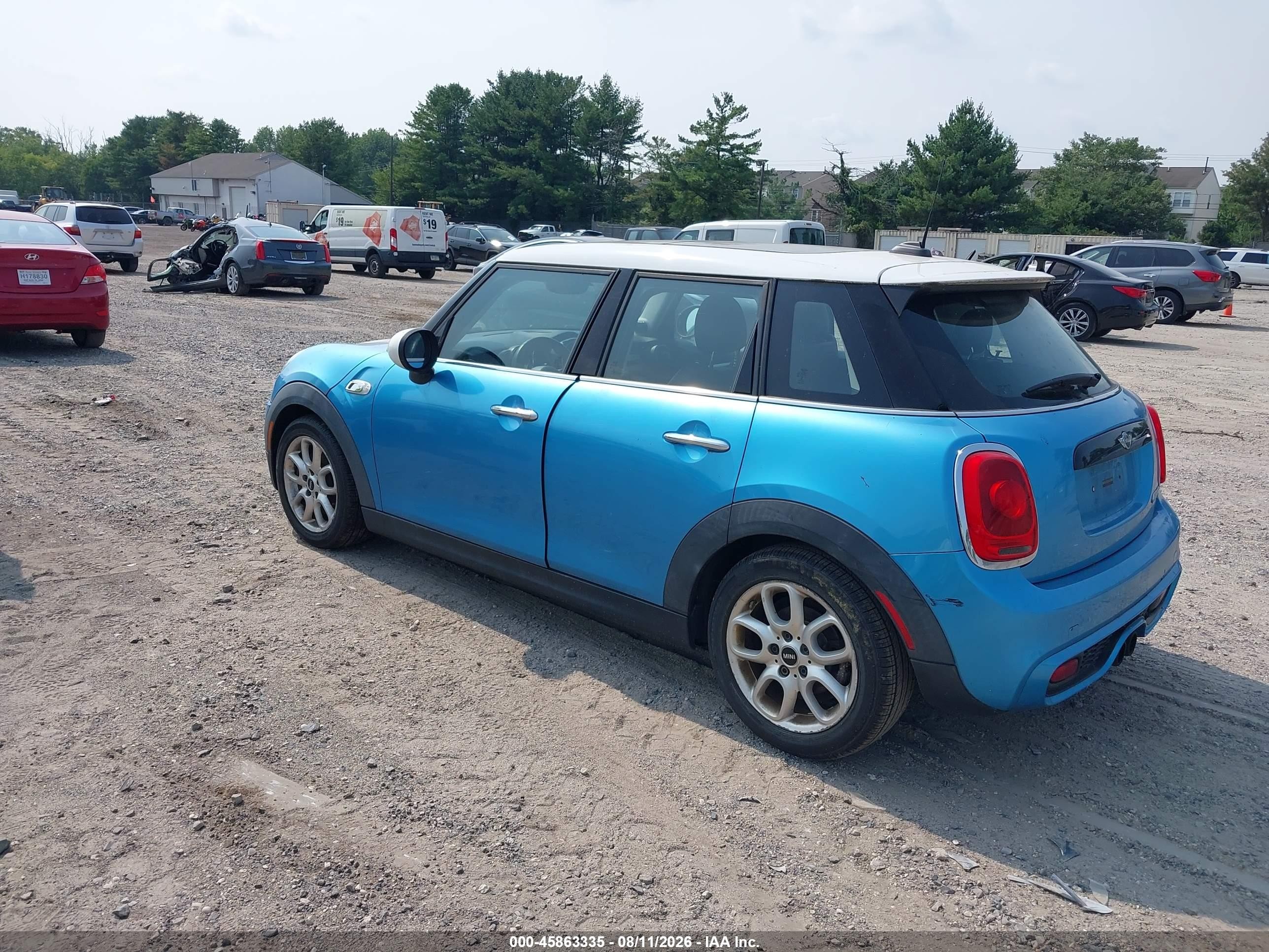 2015 Mini Hardtop Cooper S Blue vin: WMWXU3C57FT892215