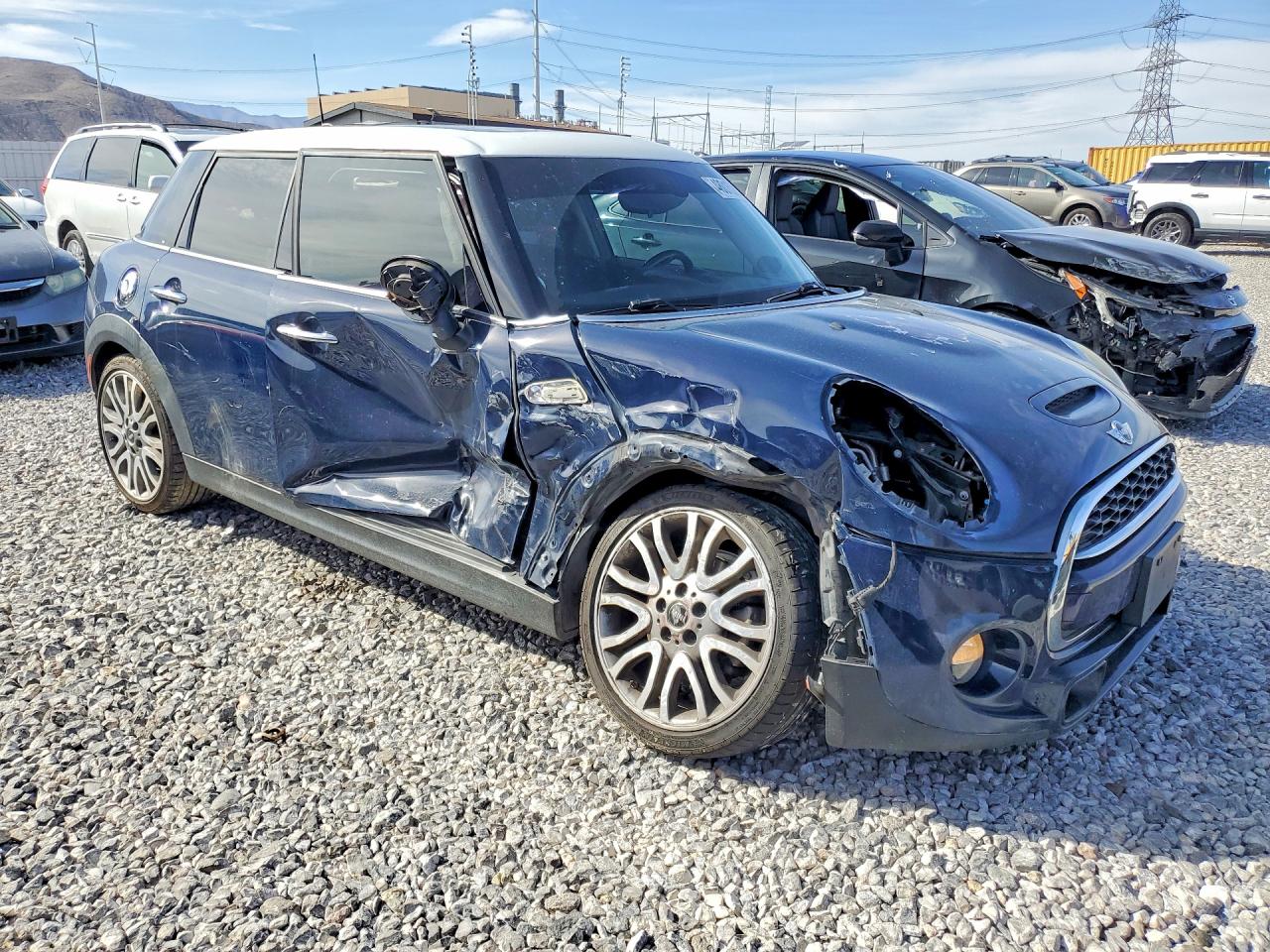 2015 Mini Cooper S Blue vin: WMWXU3C58F2B56585