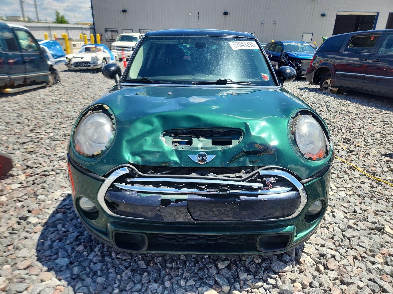 2015 Mini Cooper S Зеленый vin: WMWXU3C59F2B59284