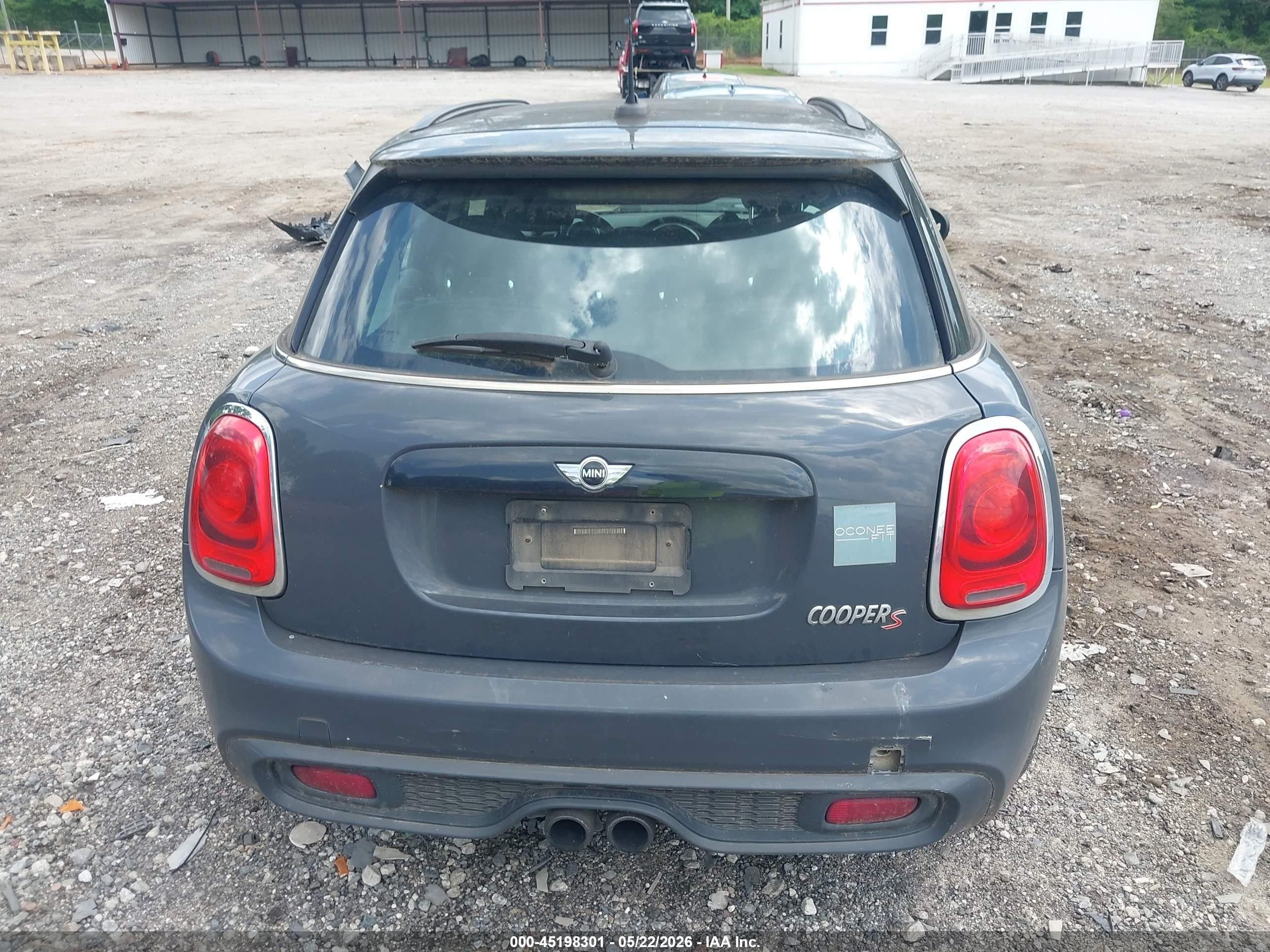 2015 Mini Hardtop Cooper S Серый vin: WMWXU3C59F2B62430