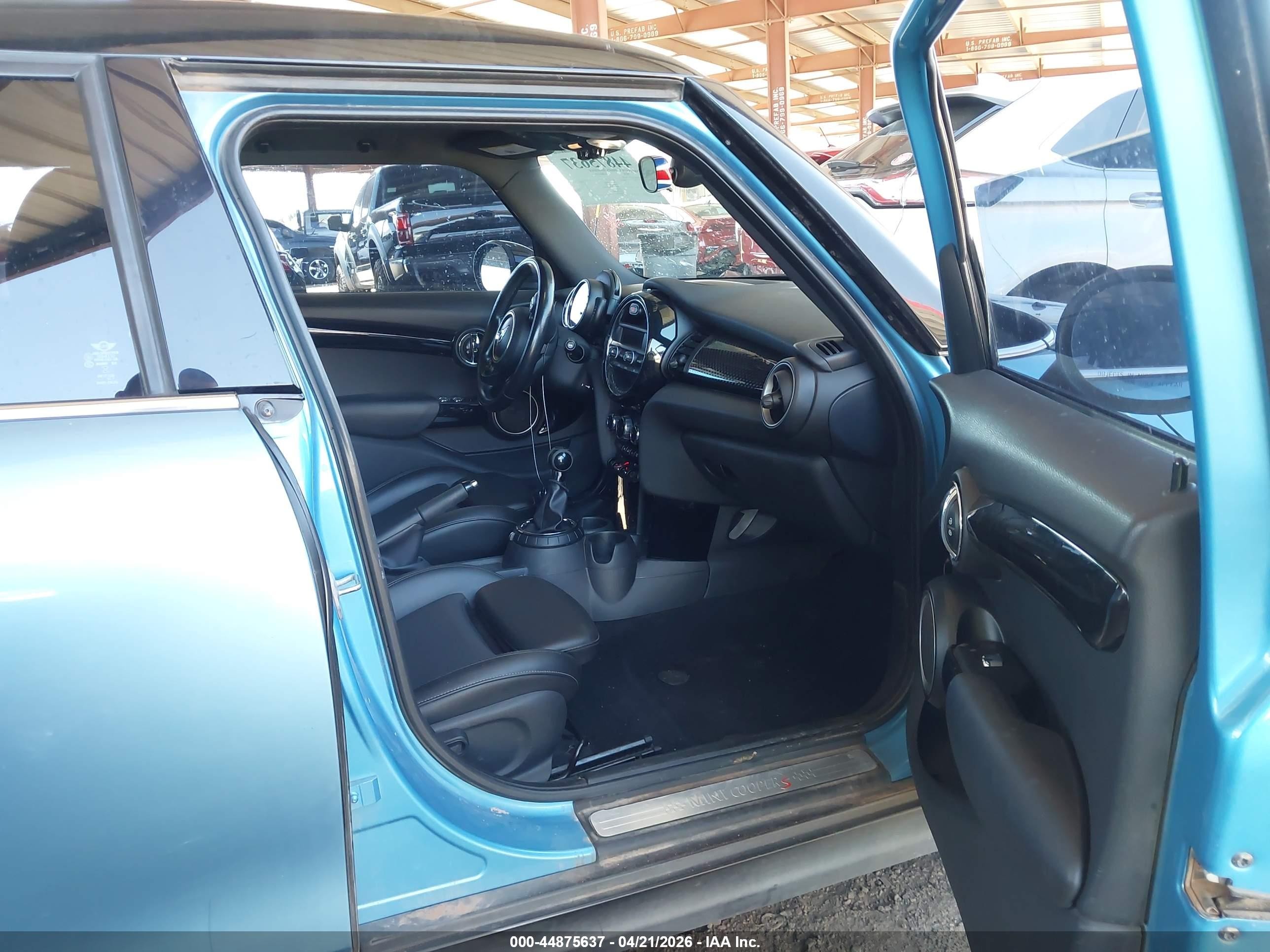 2015 Mini Hardtop Cooper S Синий vin: WMWXU3C59FT892362