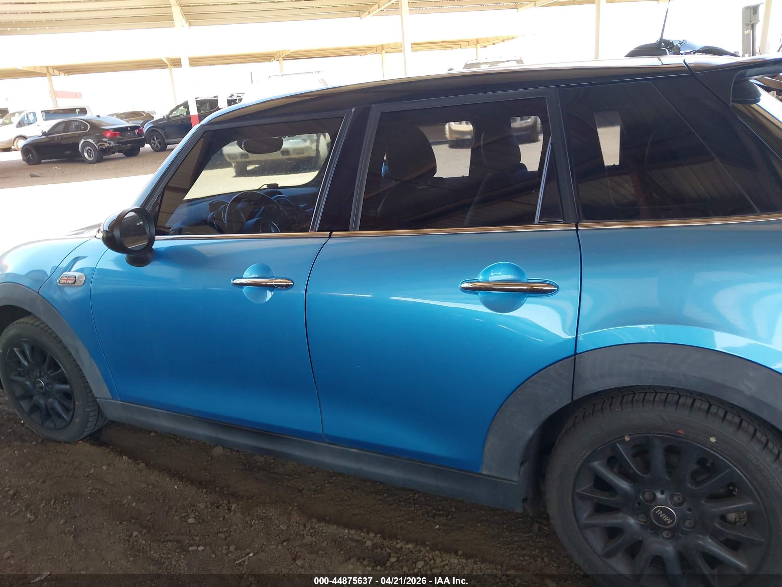 2015 Mini Hardtop Cooper S Синий vin: WMWXU3C59FT892362