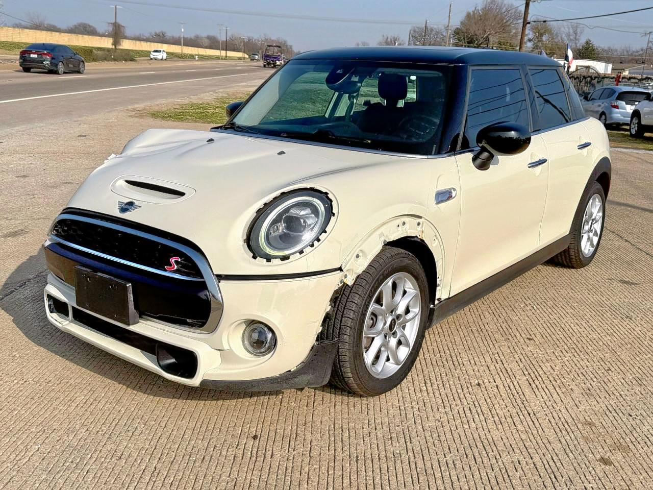 2020 Mini Cooper S White vin: WMWXU9C0XL2L64693