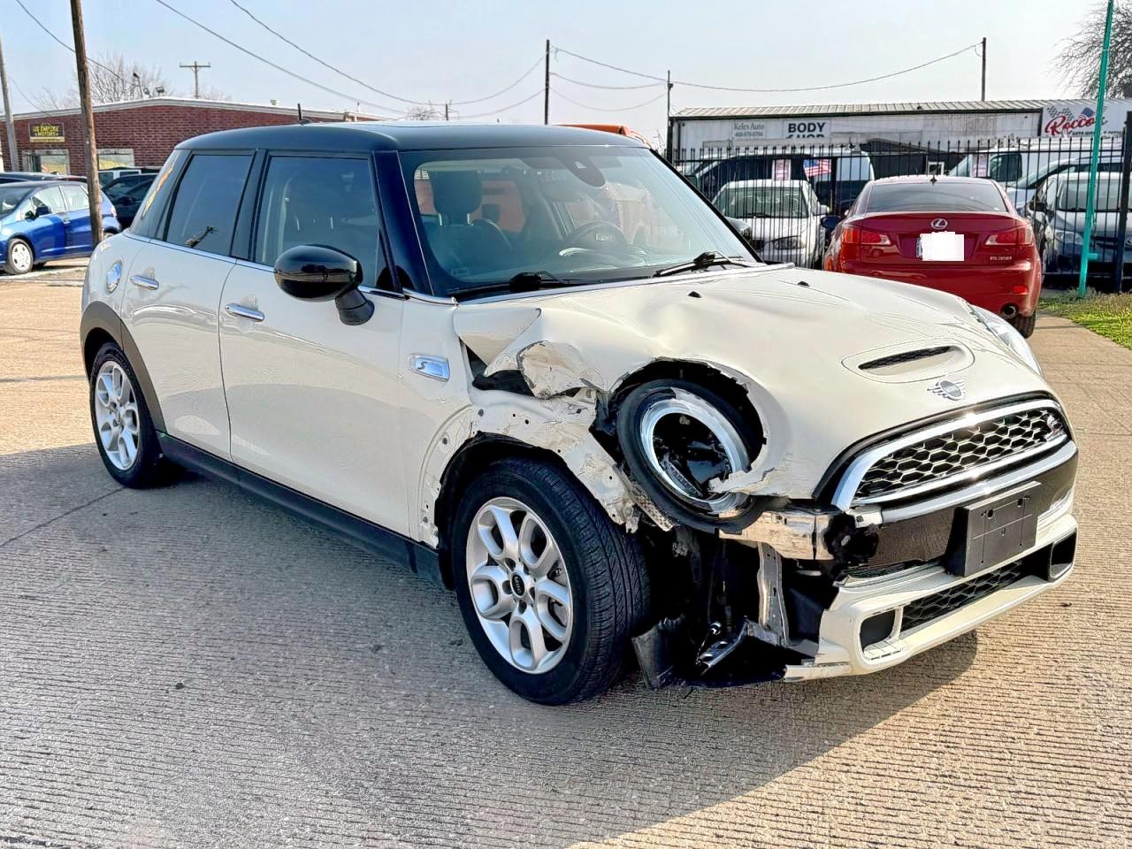 2020 Mini Cooper S White vin: WMWXU9C0XL2L64693