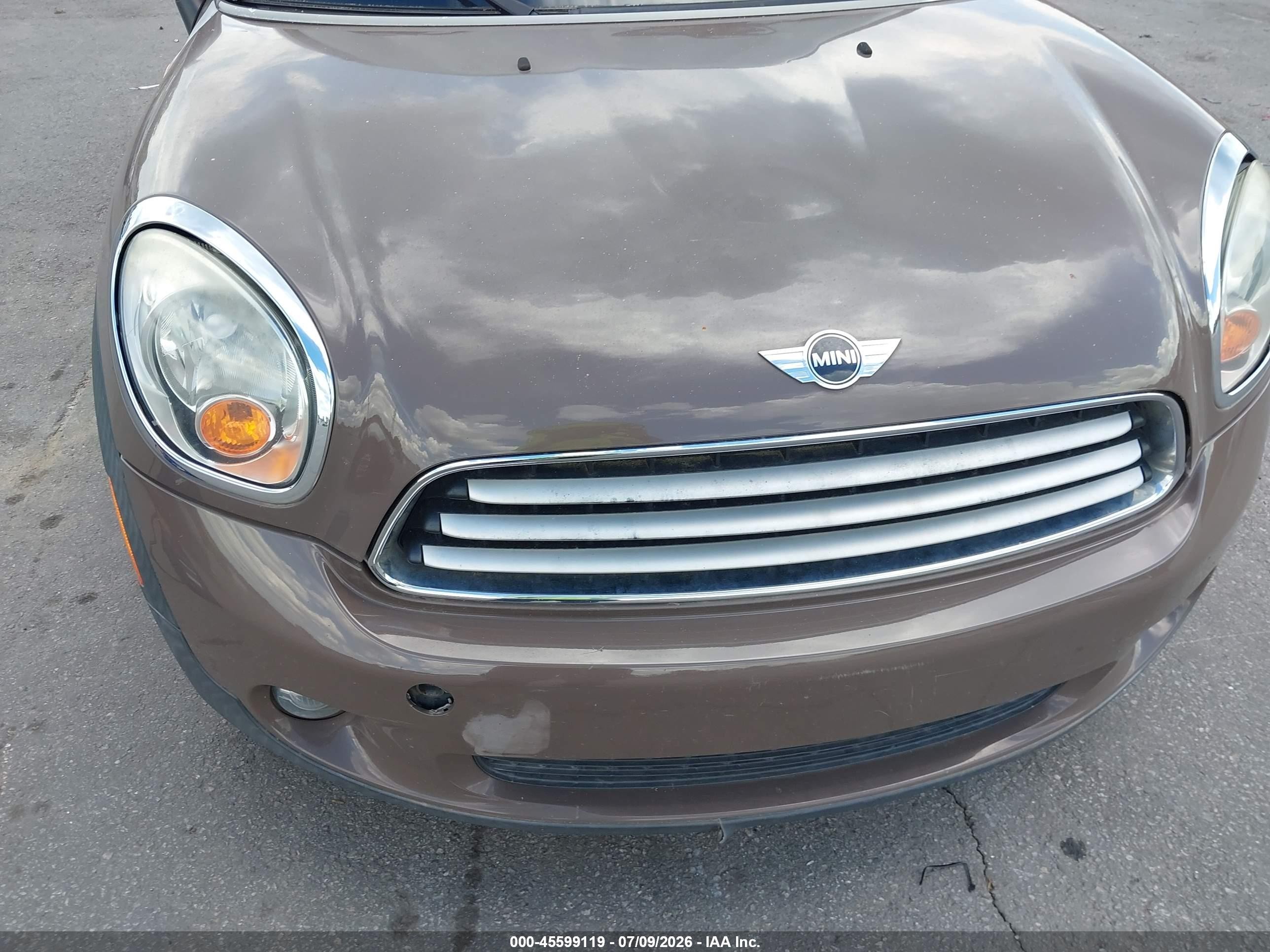 2012 Mini Cooper Countryman   Brown vin: WMWZB3C50CWM02836