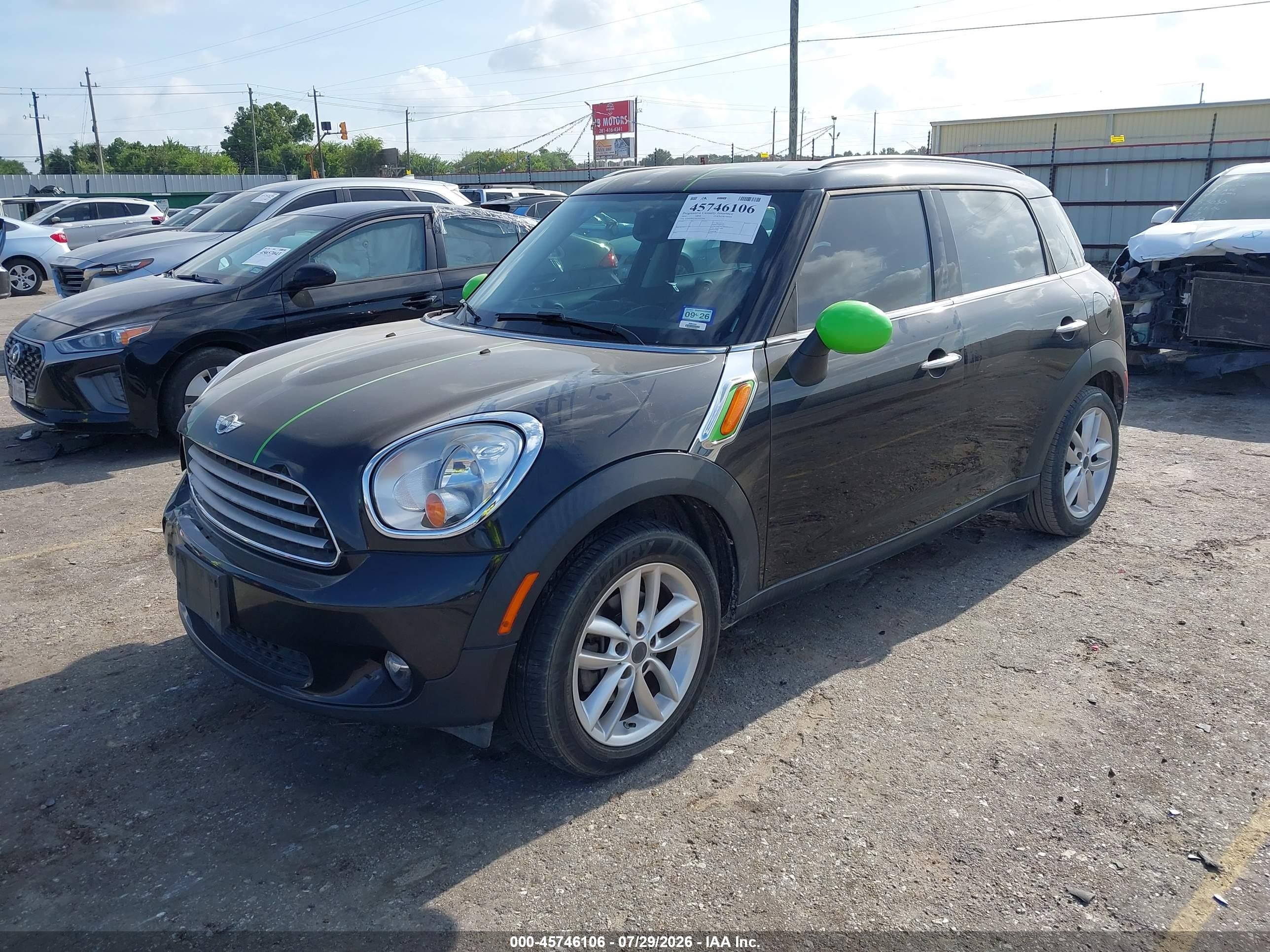 2014 Mini Countryman Cooper Gray vin: WMWZB3C50EWM32664