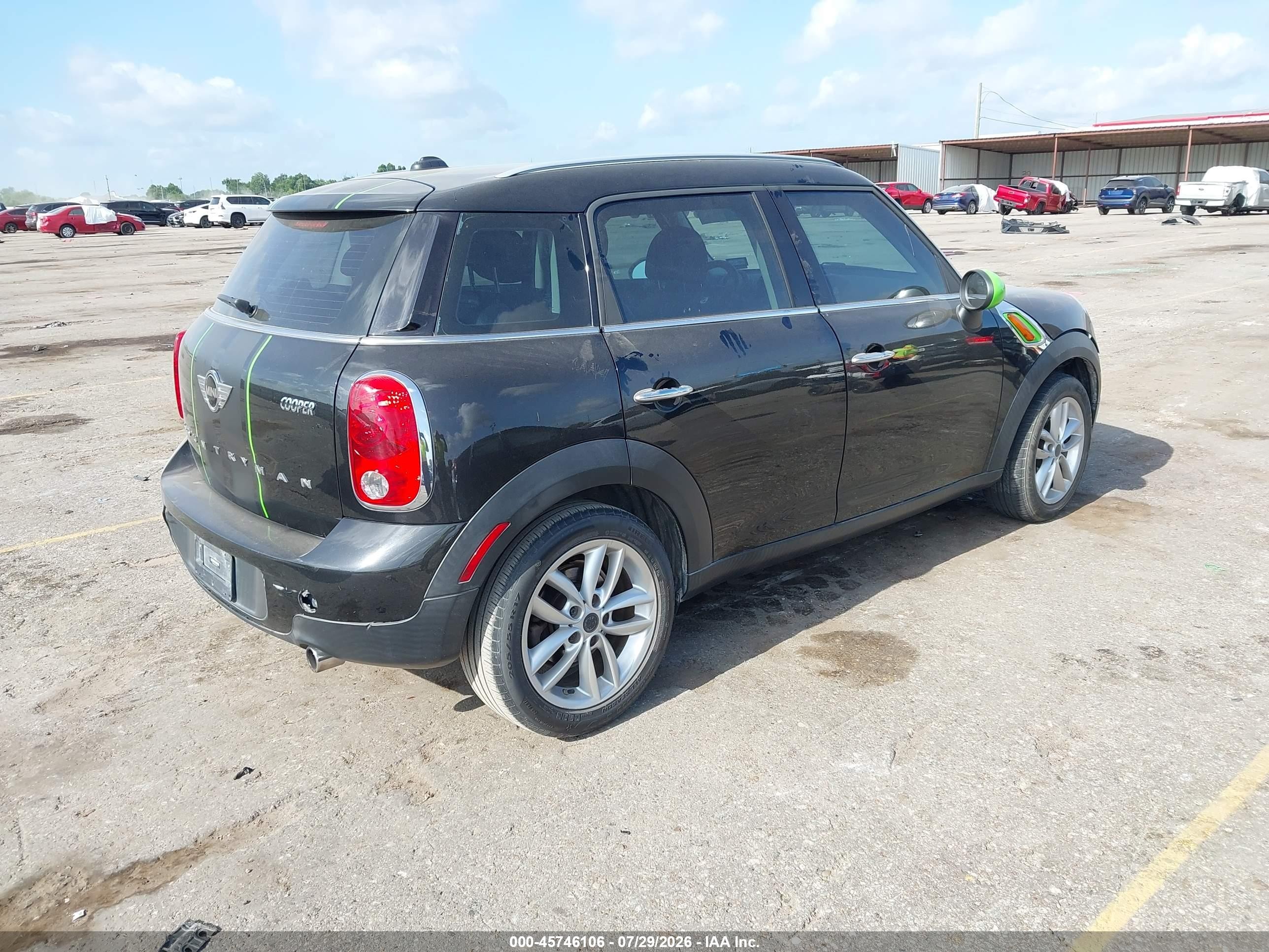 2014 Mini Countryman Cooper Gray vin: WMWZB3C50EWM32664