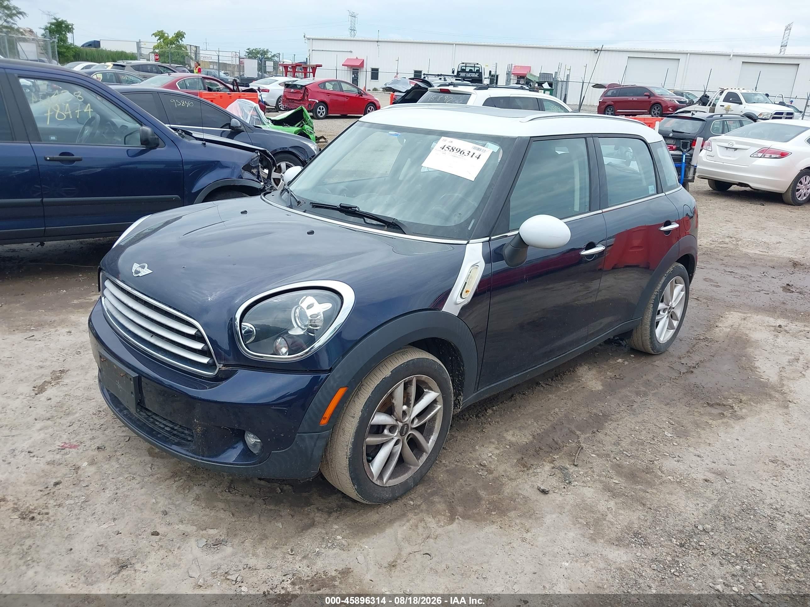 2012 Mini Cooper Countryman   Blue vin: WMWZB3C51CWM04319
