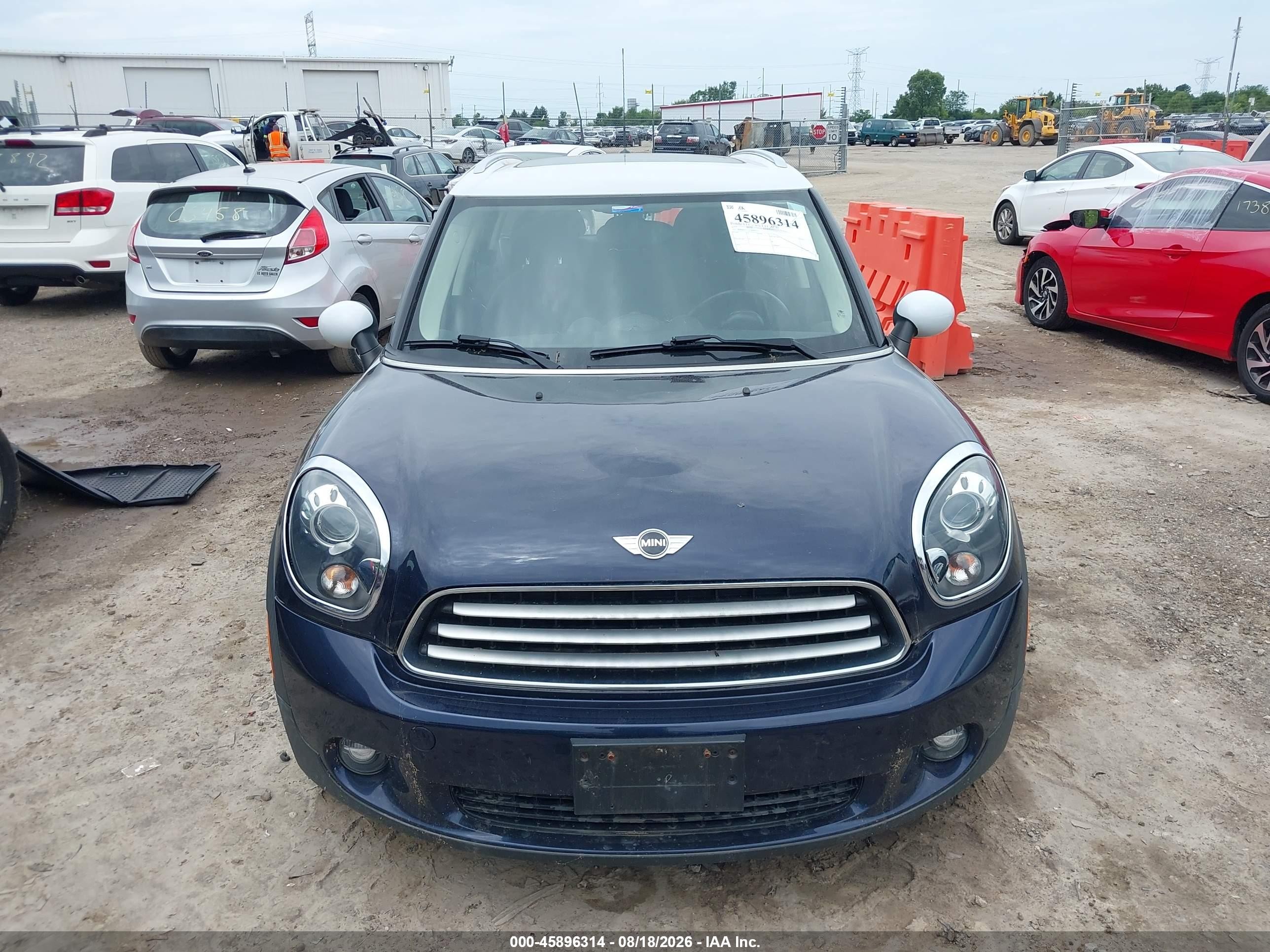 2012 Mini Cooper Countryman   Blue vin: WMWZB3C51CWM04319
