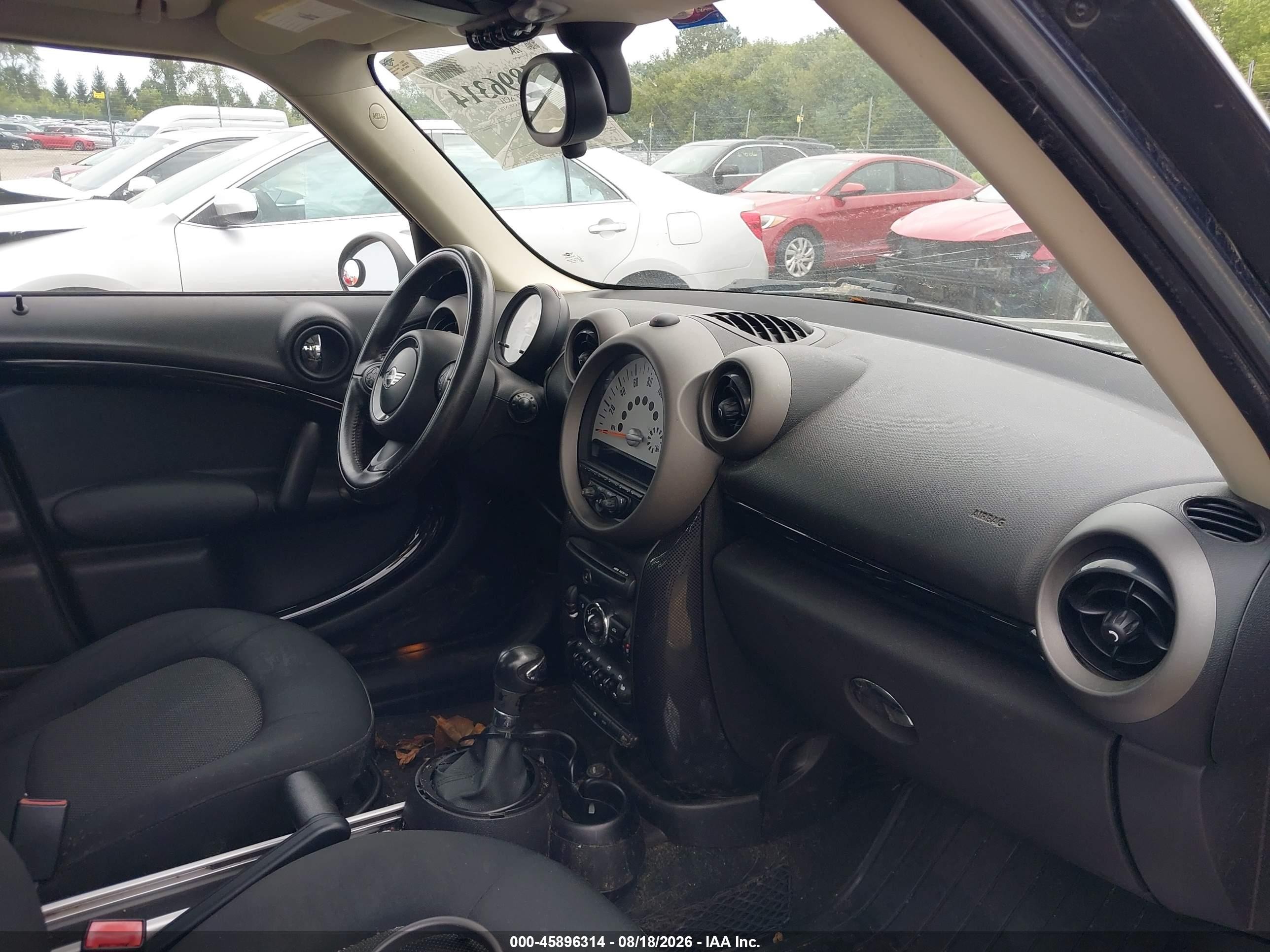 2012 Mini Cooper Countryman   Blue vin: WMWZB3C51CWM04319