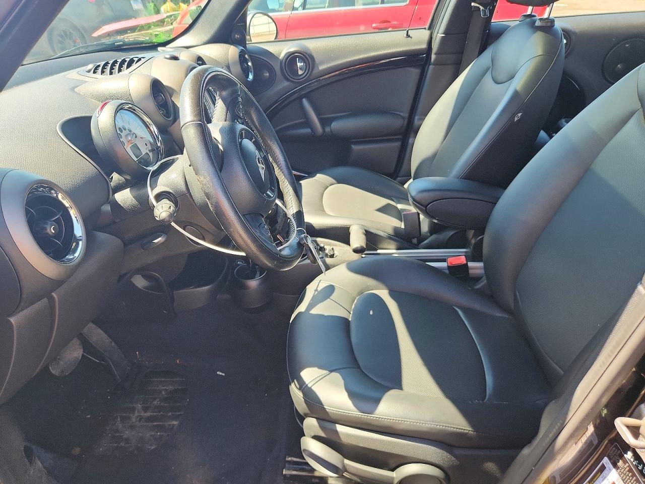 2012 Mini Cooper Countryman Black vin: WMWZB3C51CWM05518
