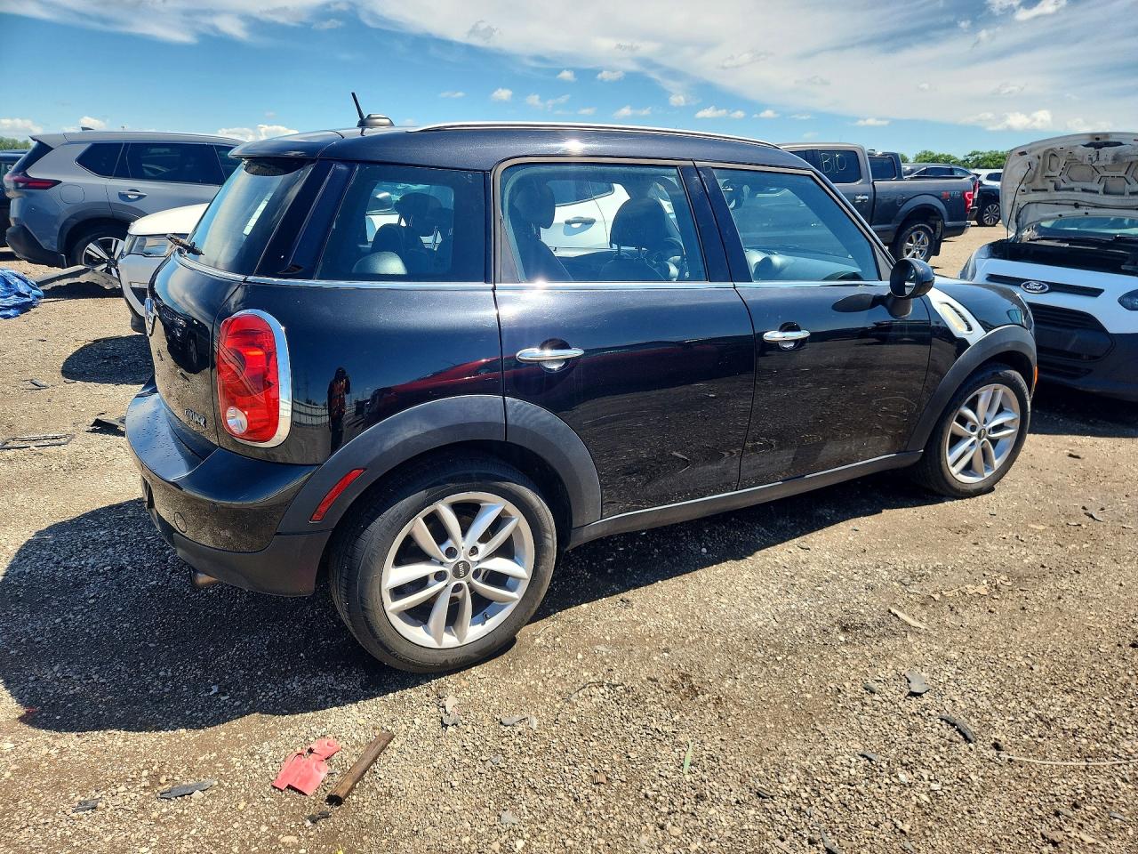 2012 Mini Cooper Countryman Black vin: WMWZB3C51CWM05518