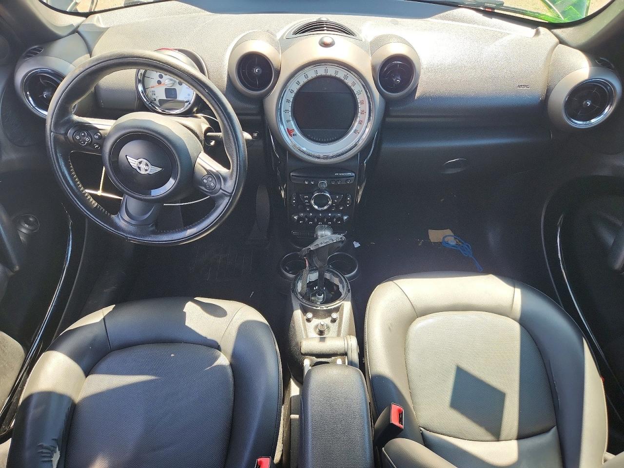 2012 Mini Cooper Countryman Black vin: WMWZB3C51CWM05518