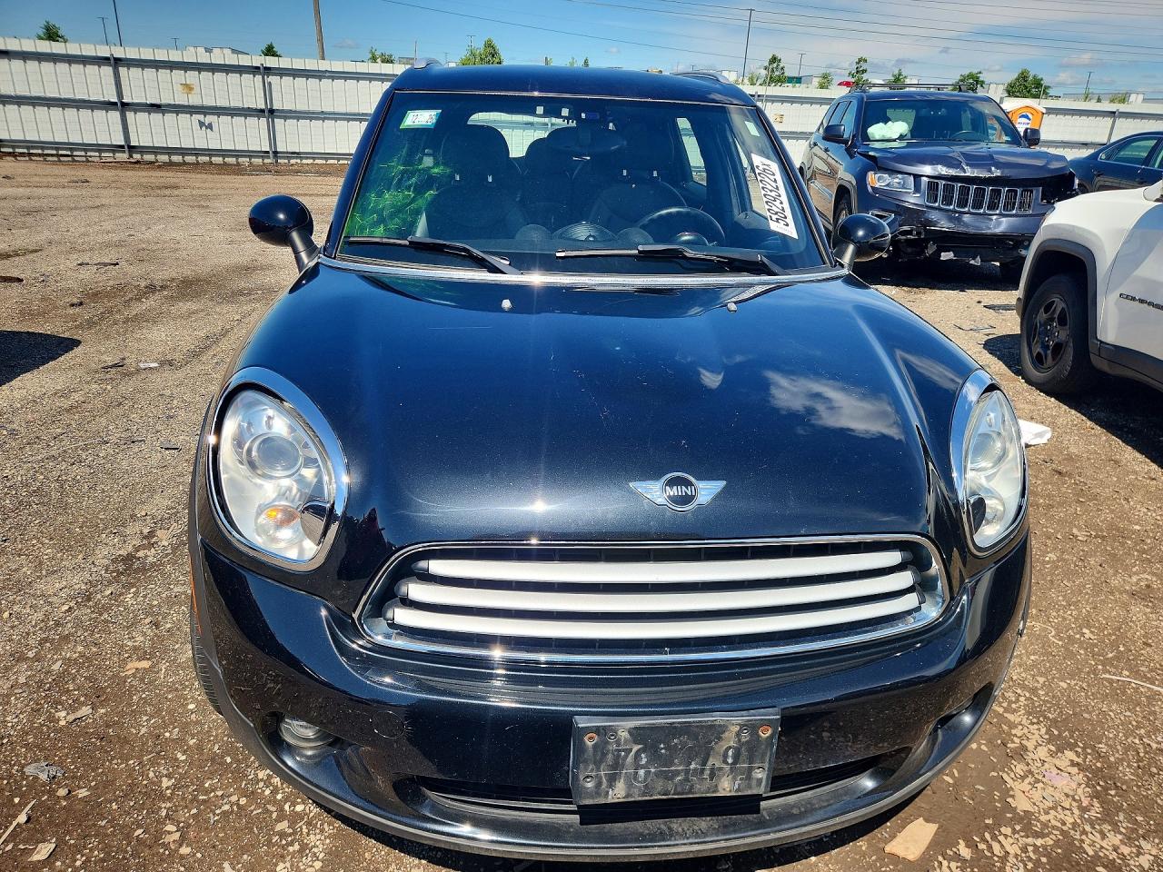 2012 Mini Cooper Countryman Black vin: WMWZB3C51CWM05518