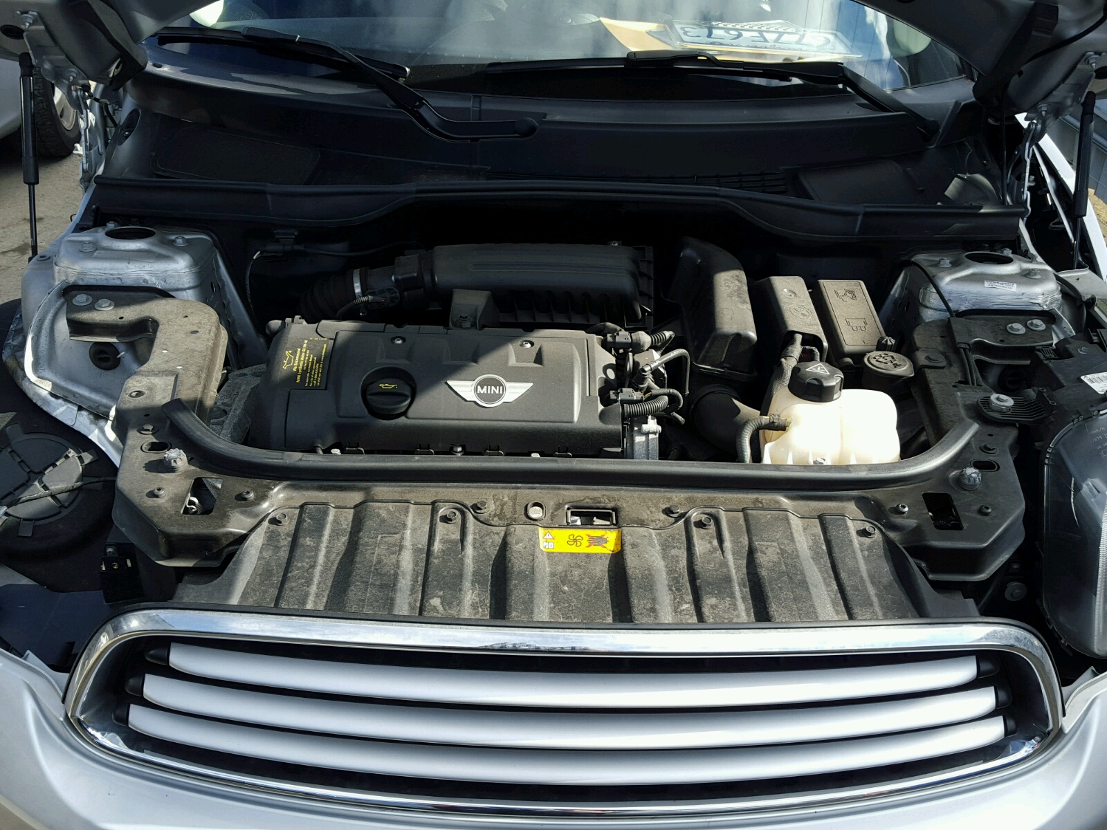 2013 Mini Cooper Countryman Серебряный vin: WMWZB3C51DWM08114