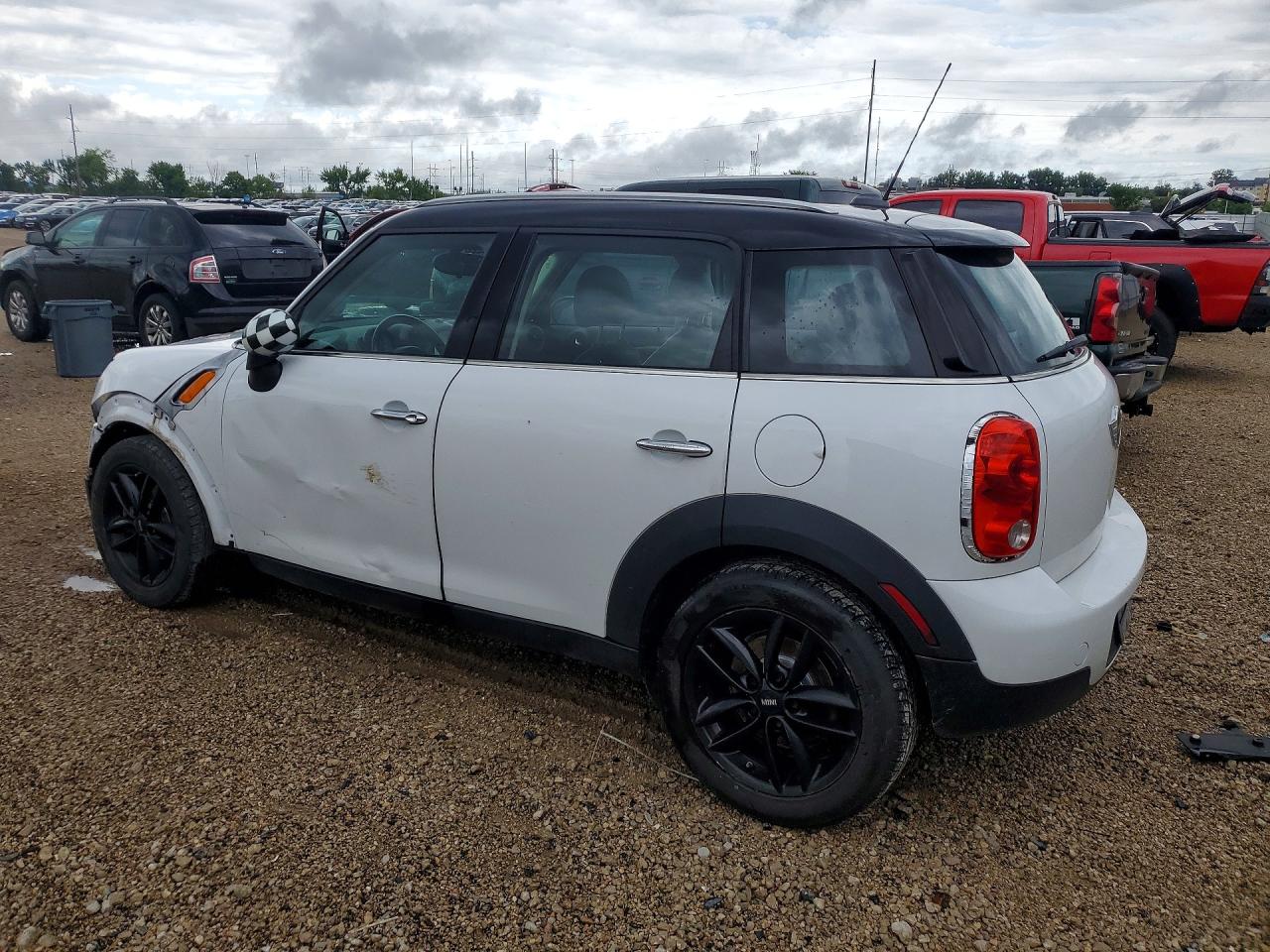 2012 Mini Cooper Countryman White vin: WMWZB3C52CWM03017