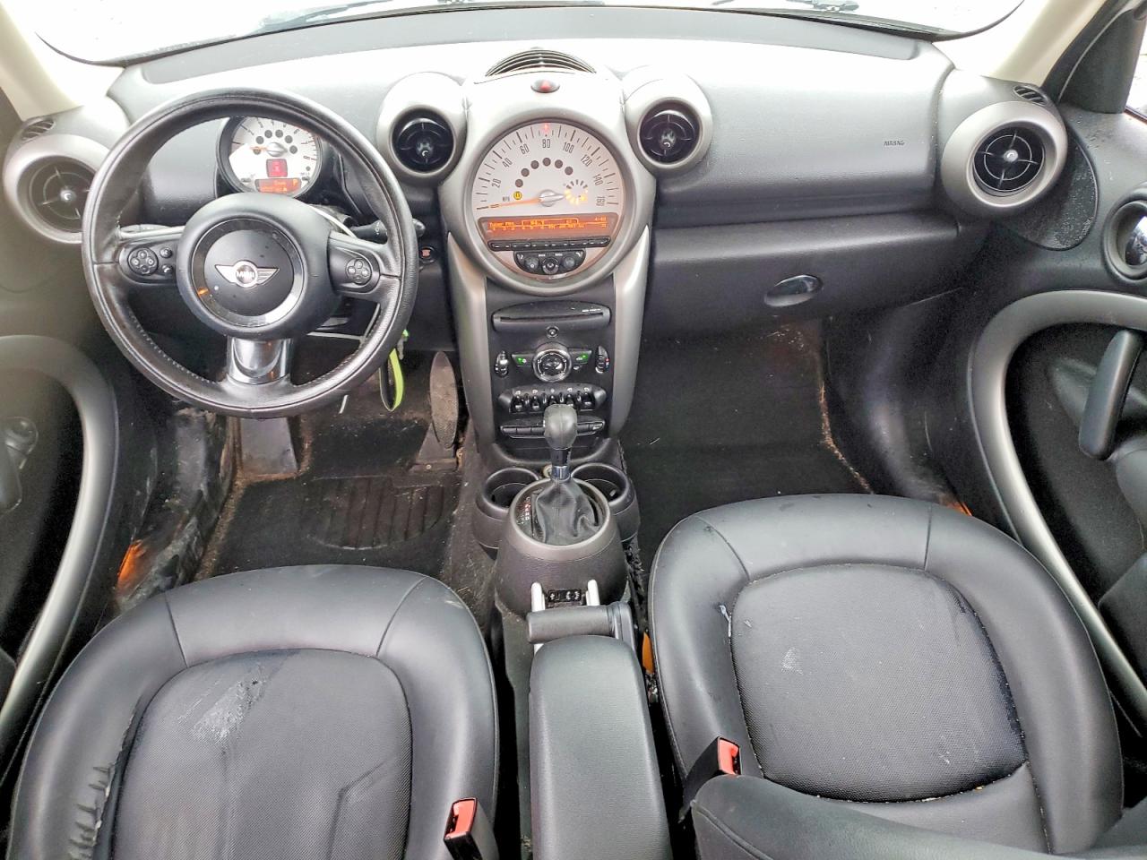 2012 Mini Cooper Countryman White vin: WMWZB3C52CWM03017