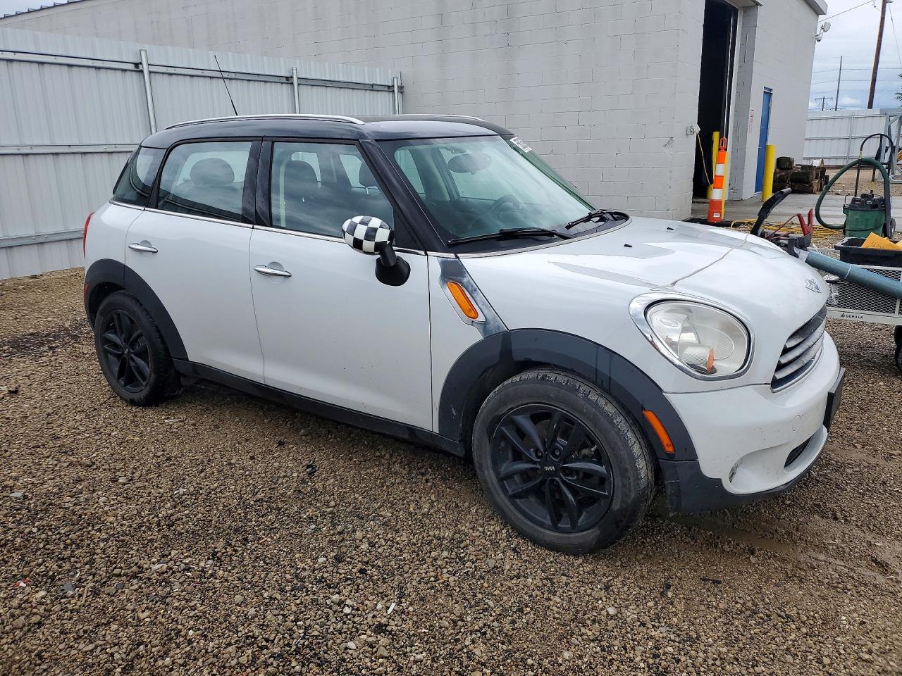 2012 Mini Cooper Countryman White vin: WMWZB3C52CWM03017