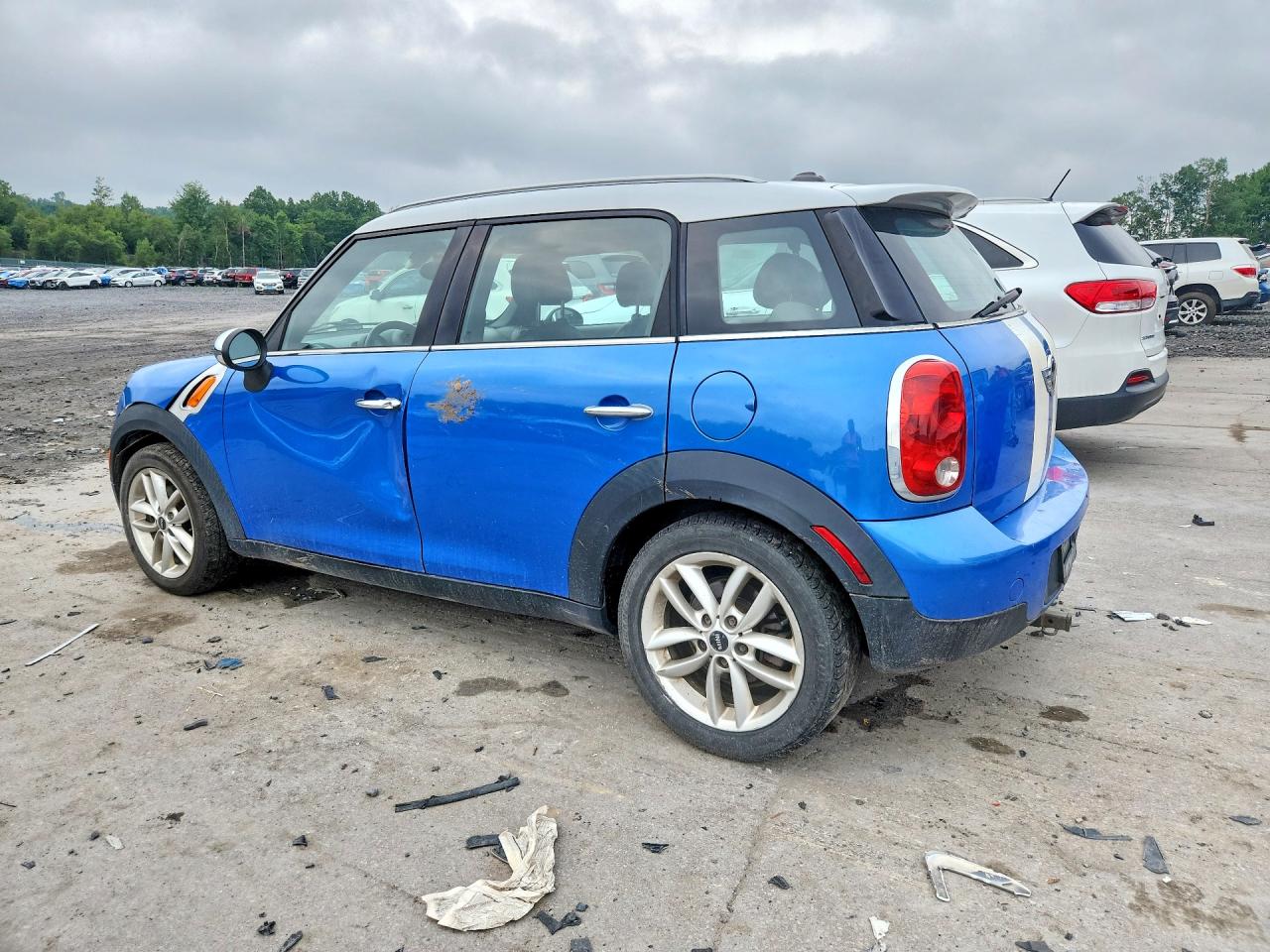 2012 Mini Cooper Countryman Синий vin: WMWZB3C52CWM03180
