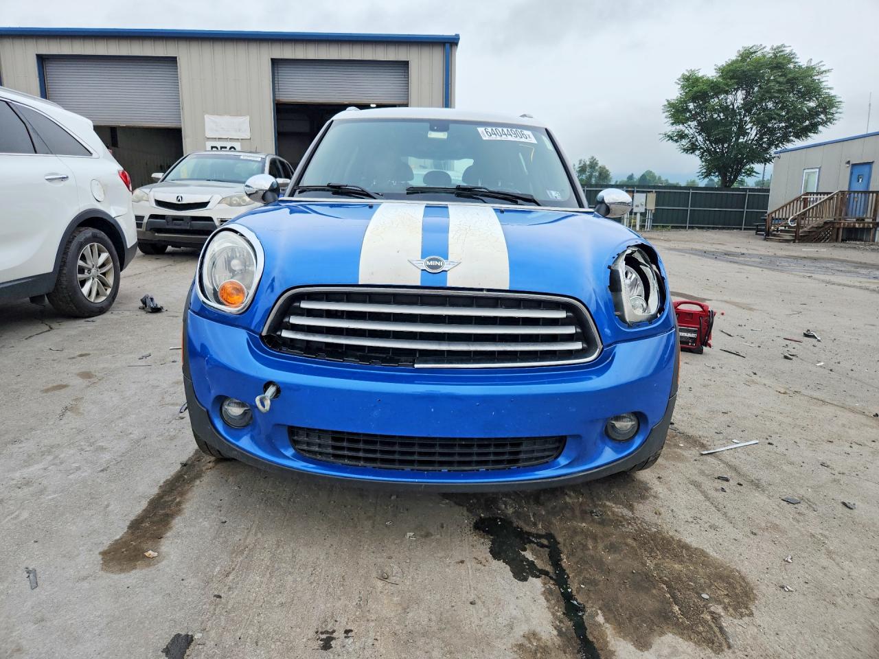 2012 Mini Cooper Countryman Синий vin: WMWZB3C52CWM03180