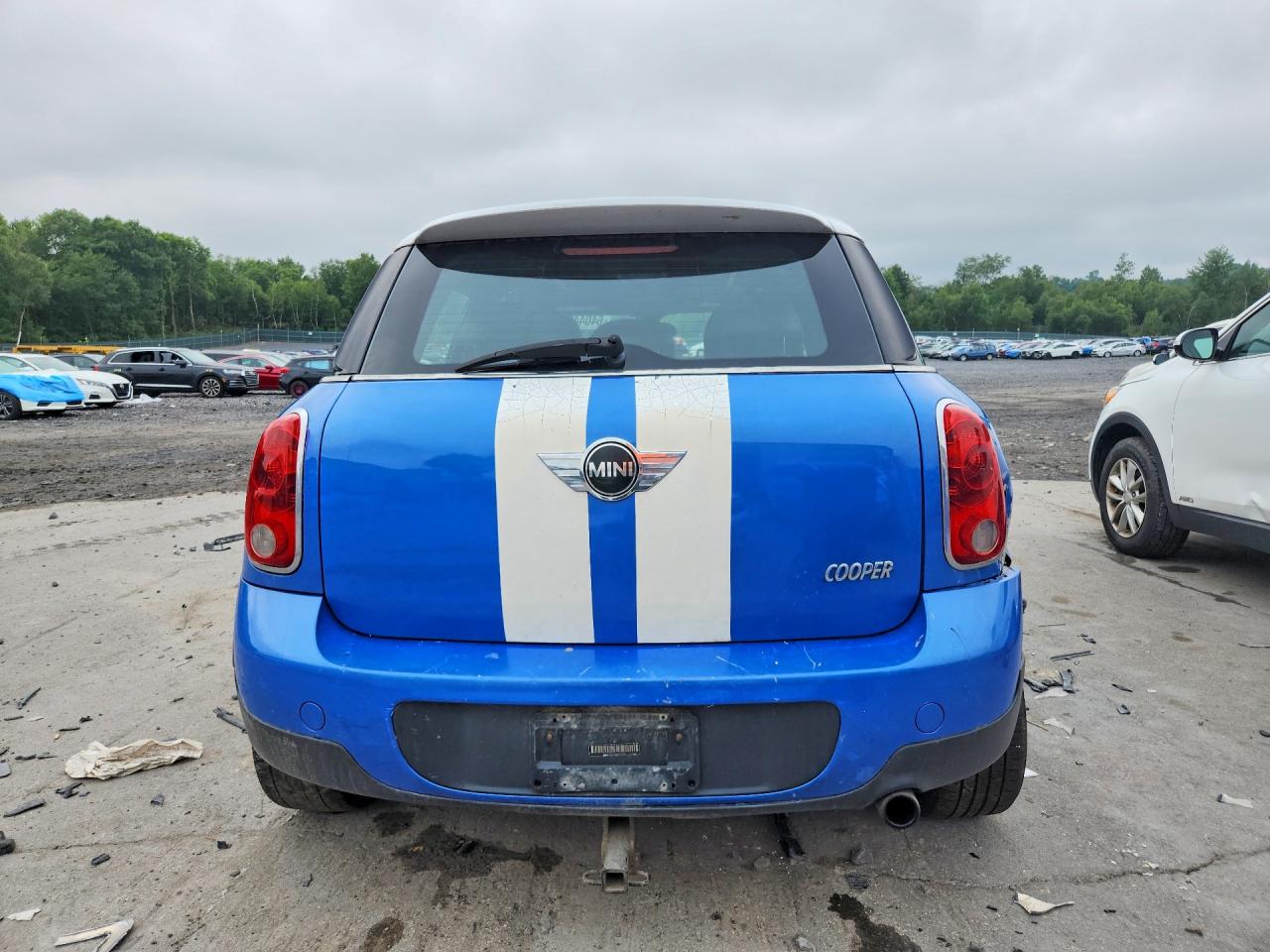 2012 Mini Cooper Countryman Синий vin: WMWZB3C52CWM03180