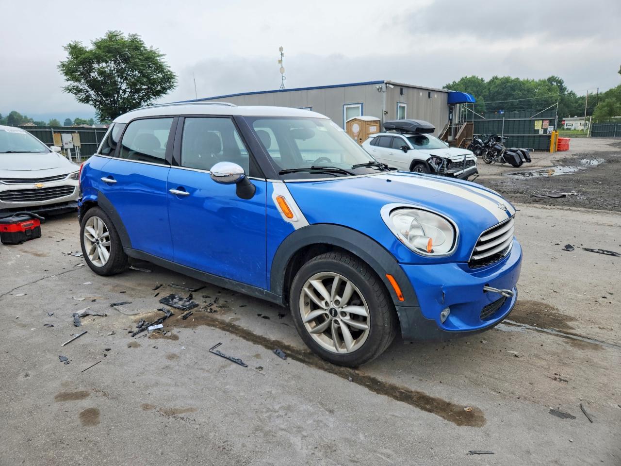 2012 Mini Cooper Countryman Синий vin: WMWZB3C52CWM03180