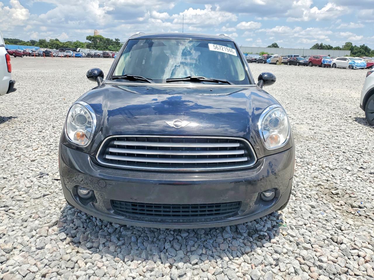 2012 Mini Cooper Countryman Black vin: WMWZB3C52CWM05589