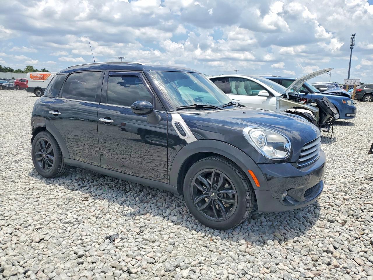 2012 Mini Cooper Countryman Black vin: WMWZB3C52CWM05589