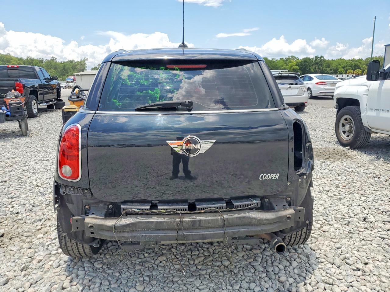2012 Mini Cooper Countryman Black vin: WMWZB3C52CWM05589