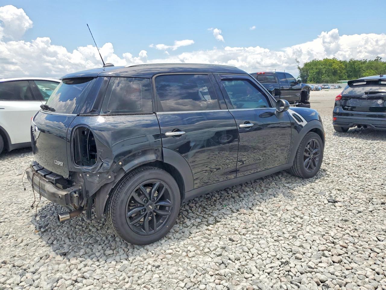 2012 Mini Cooper Countryman Black vin: WMWZB3C52CWM05589