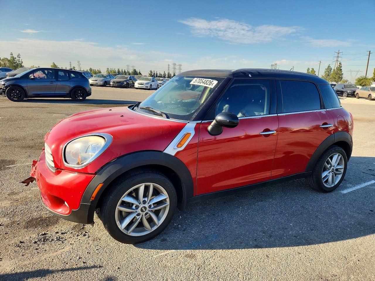 2013 Mini Cooper Countryman Red vin: WMWZB3C52DWM31112