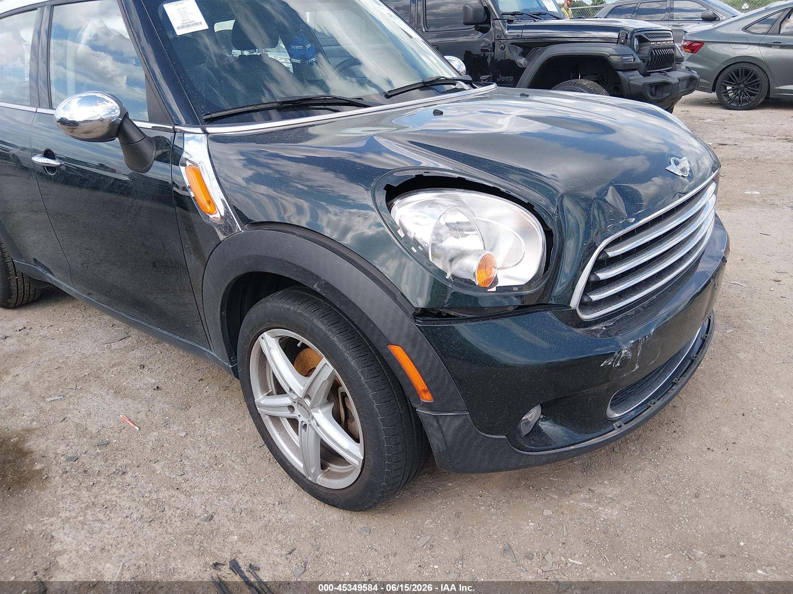 2014 Mini Countryman Cooper Green vin: WMWZB3C52EWR36584