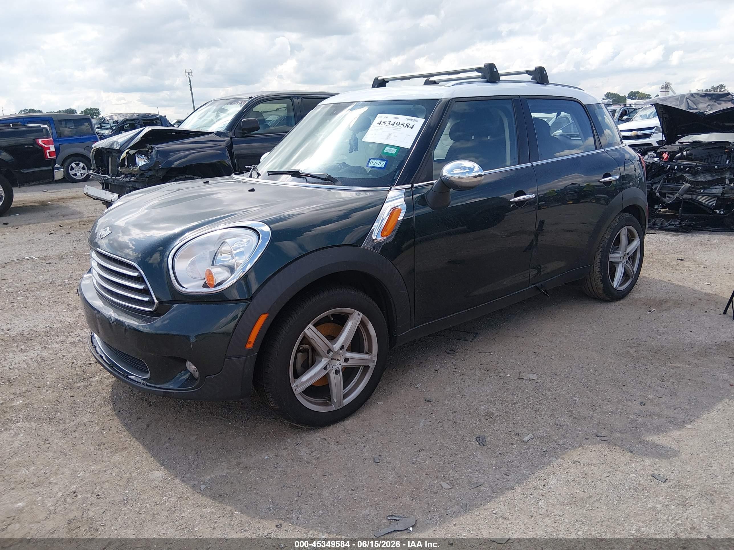 2014 Mini Countryman Cooper Green vin: WMWZB3C52EWR36584