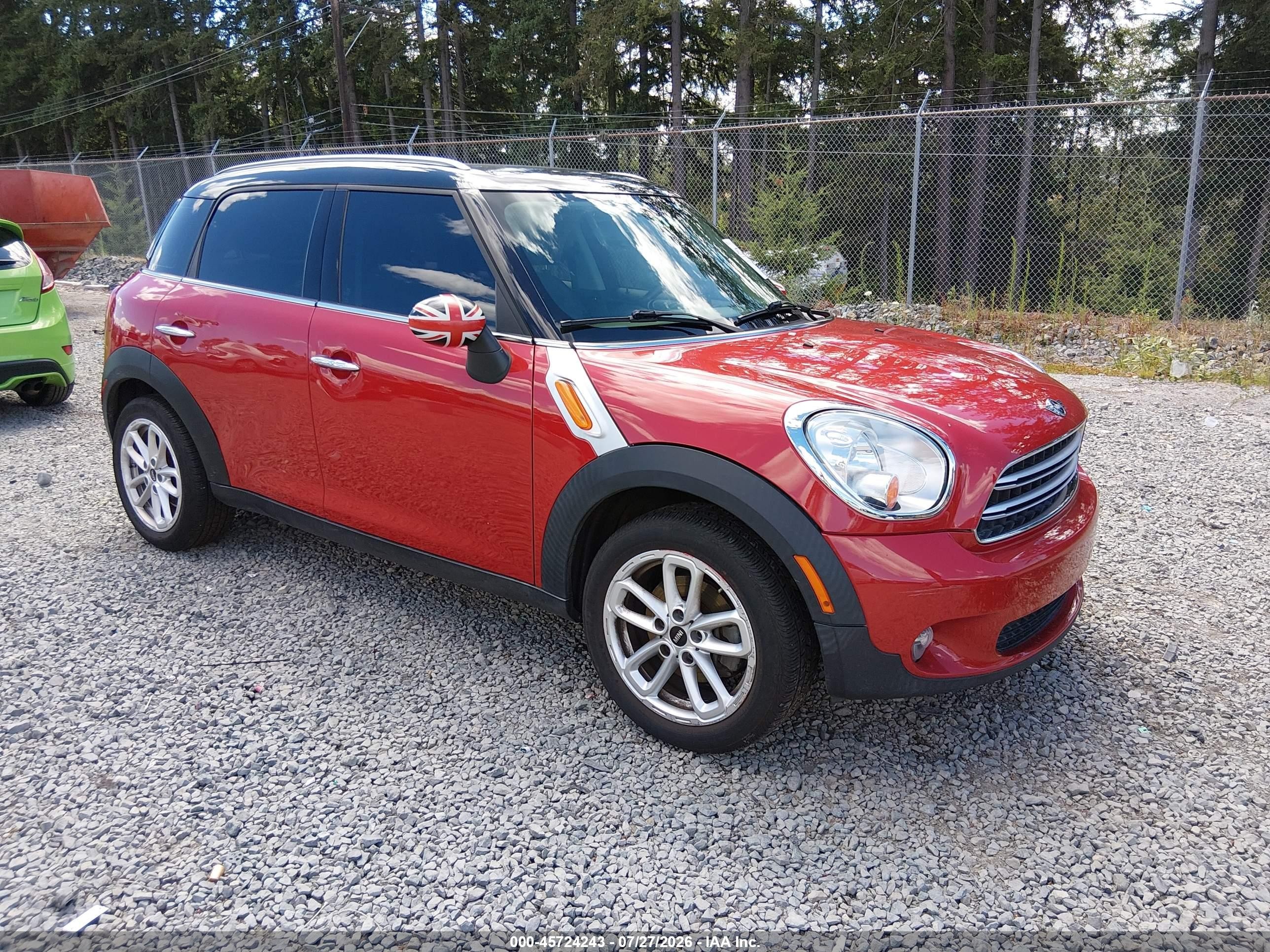 2015 Mini Countryman Cooper Red vin: WMWZB3C52FWR44959