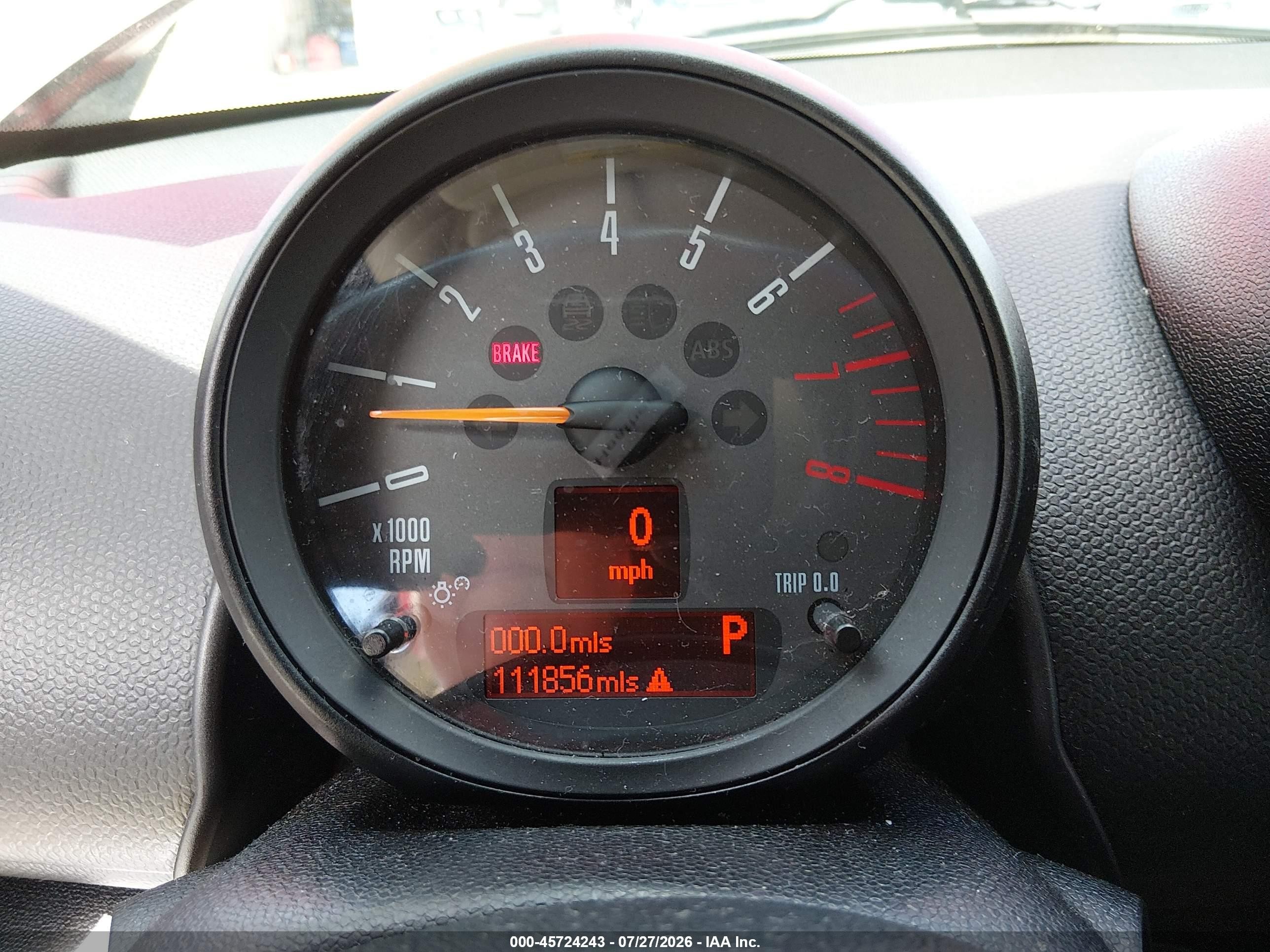 2015 Mini Countryman Cooper Красный vin: WMWZB3C52FWR44959