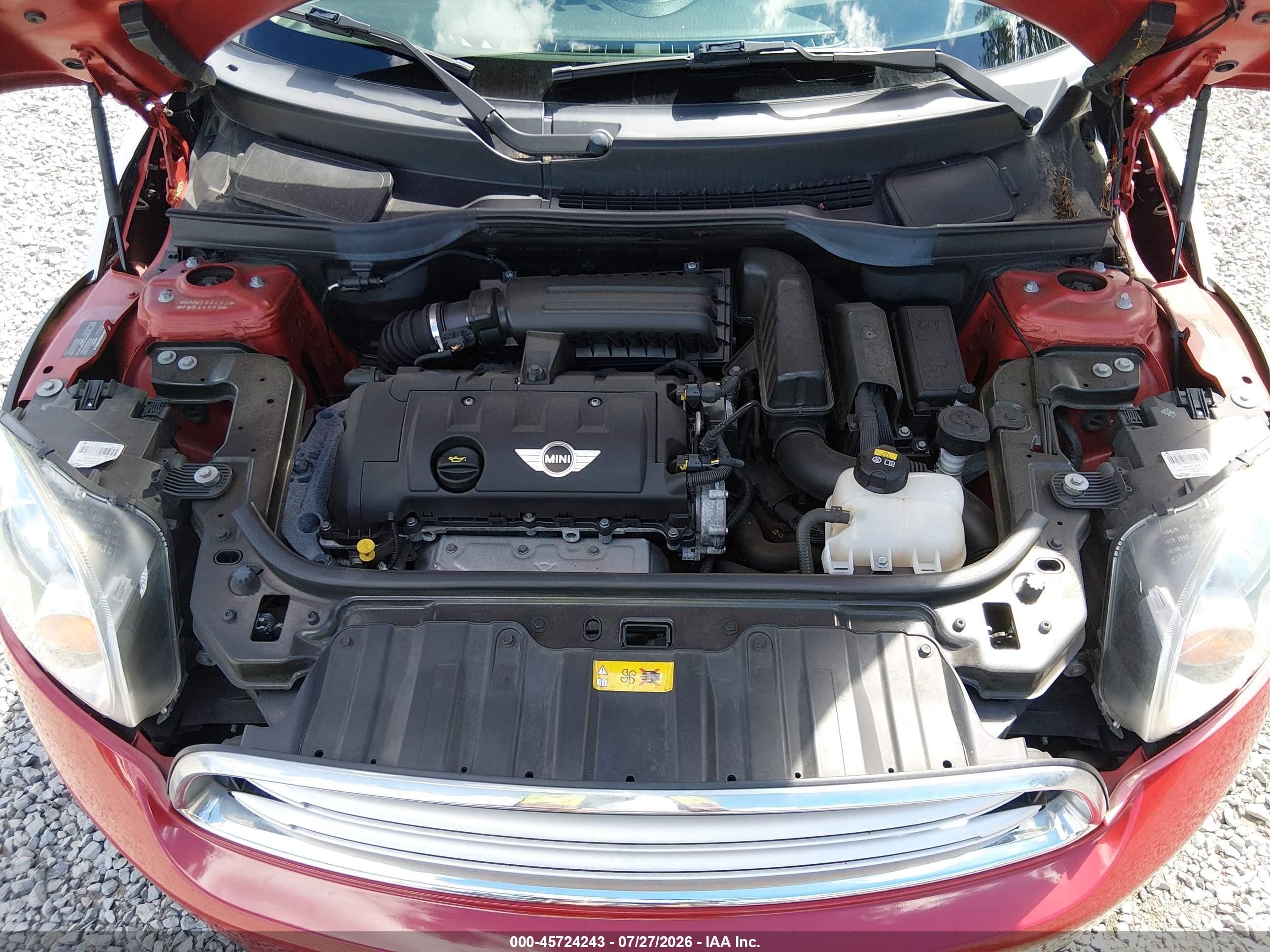 2015 Mini Countryman Cooper Красный vin: WMWZB3C52FWR44959