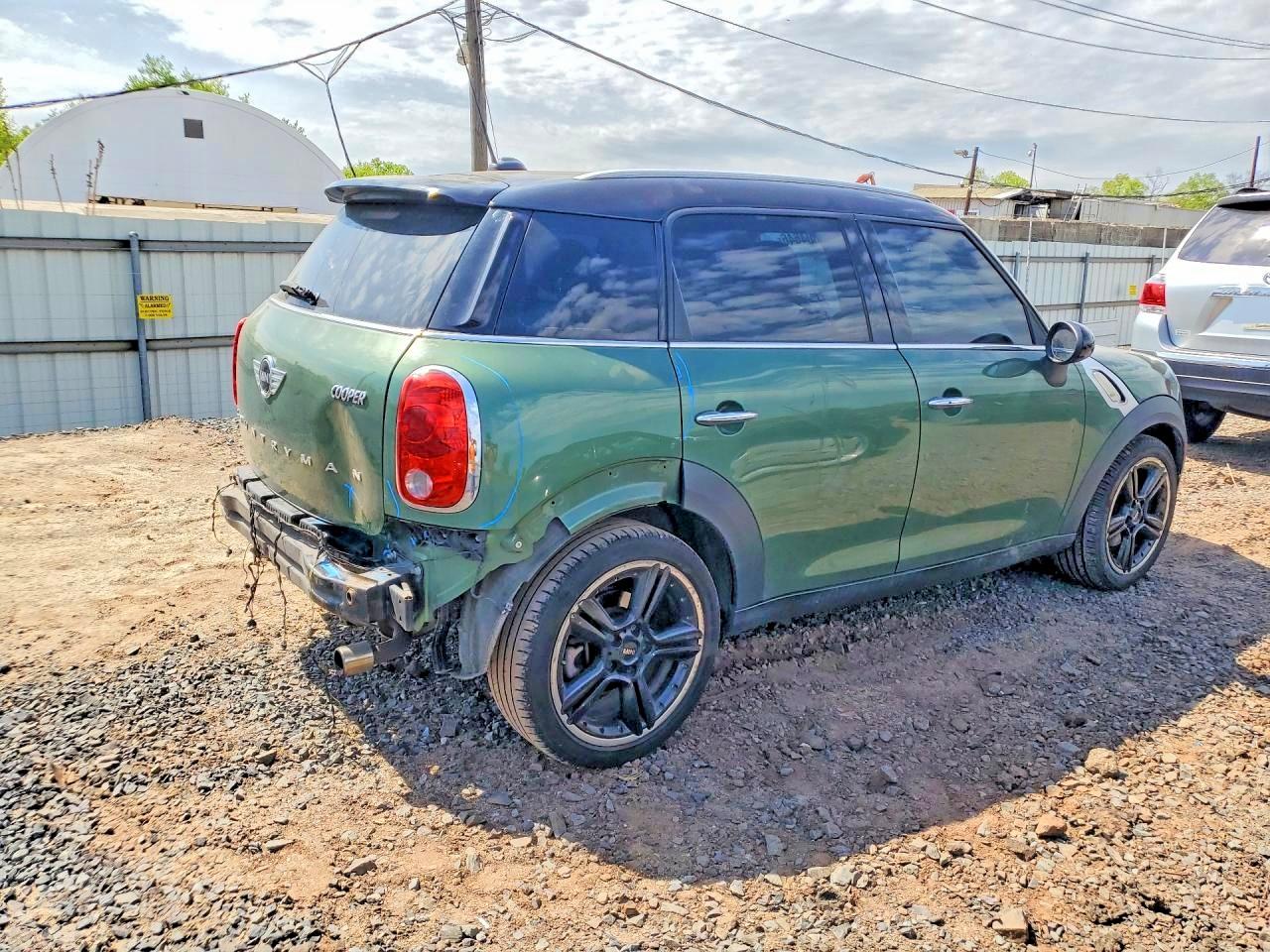 2015 Mini Cooper Countryman Green vin: WMWZB3C52FWR45755