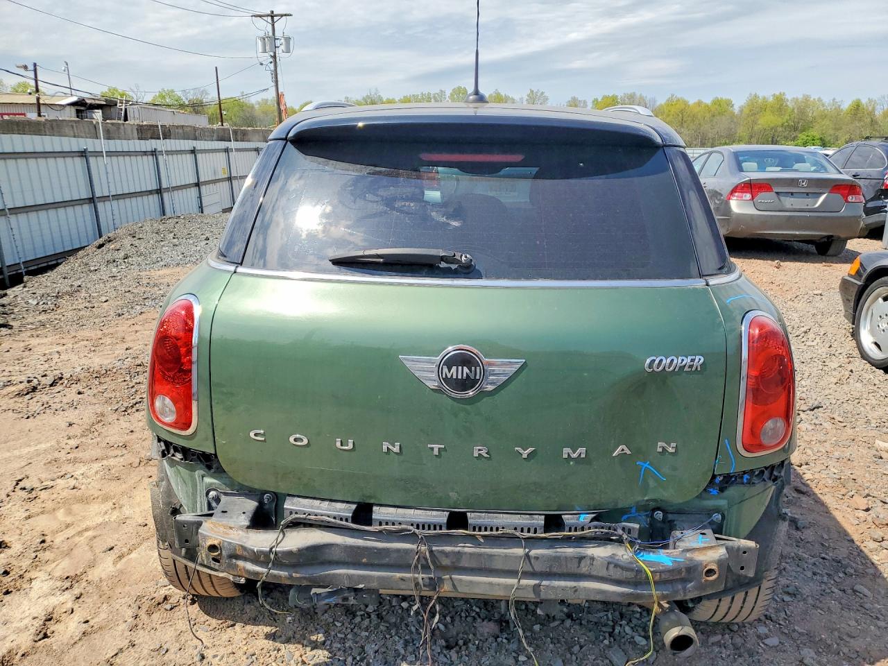 2015 Mini Cooper Countryman Green vin: WMWZB3C52FWR45755