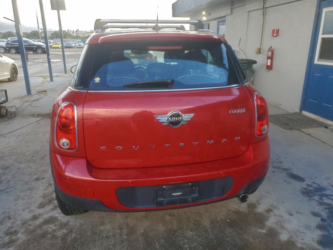 2014 Mini Cooper Countryman Red vin: WMWZB3C53EWM32495