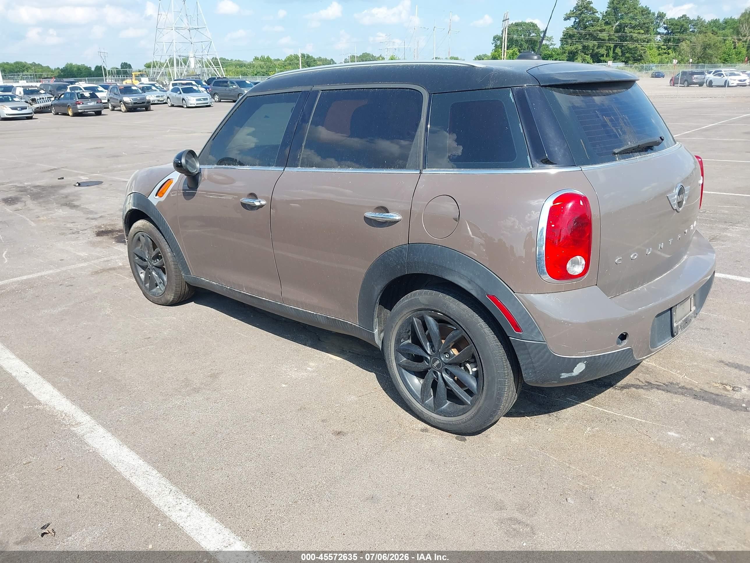 2014 Mini Countryman Cooper Brown vin: WMWZB3C53EWR37582