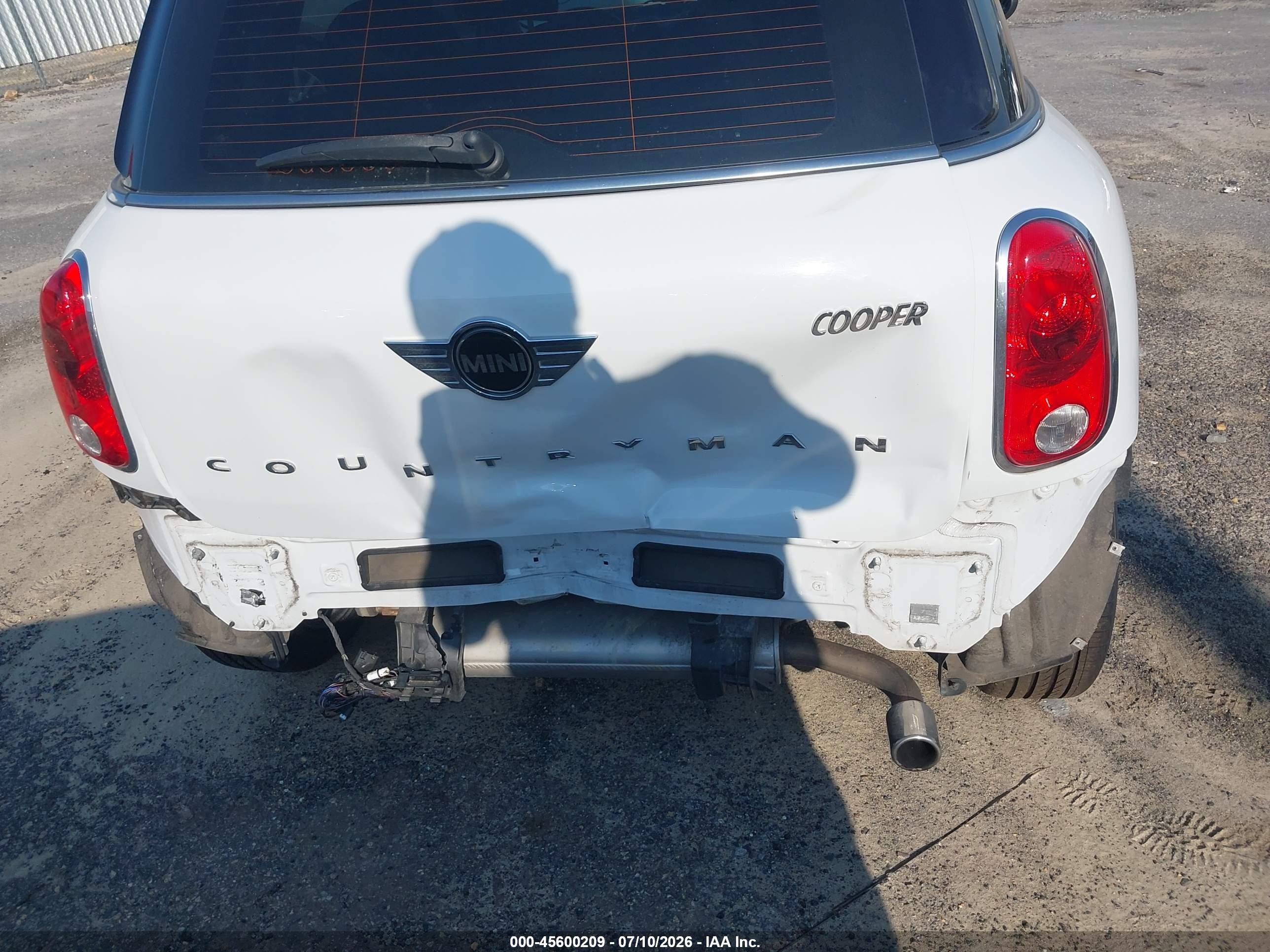 2014 Mini Countryman Cooper Белый vin: WMWZB3C53EWR39025
