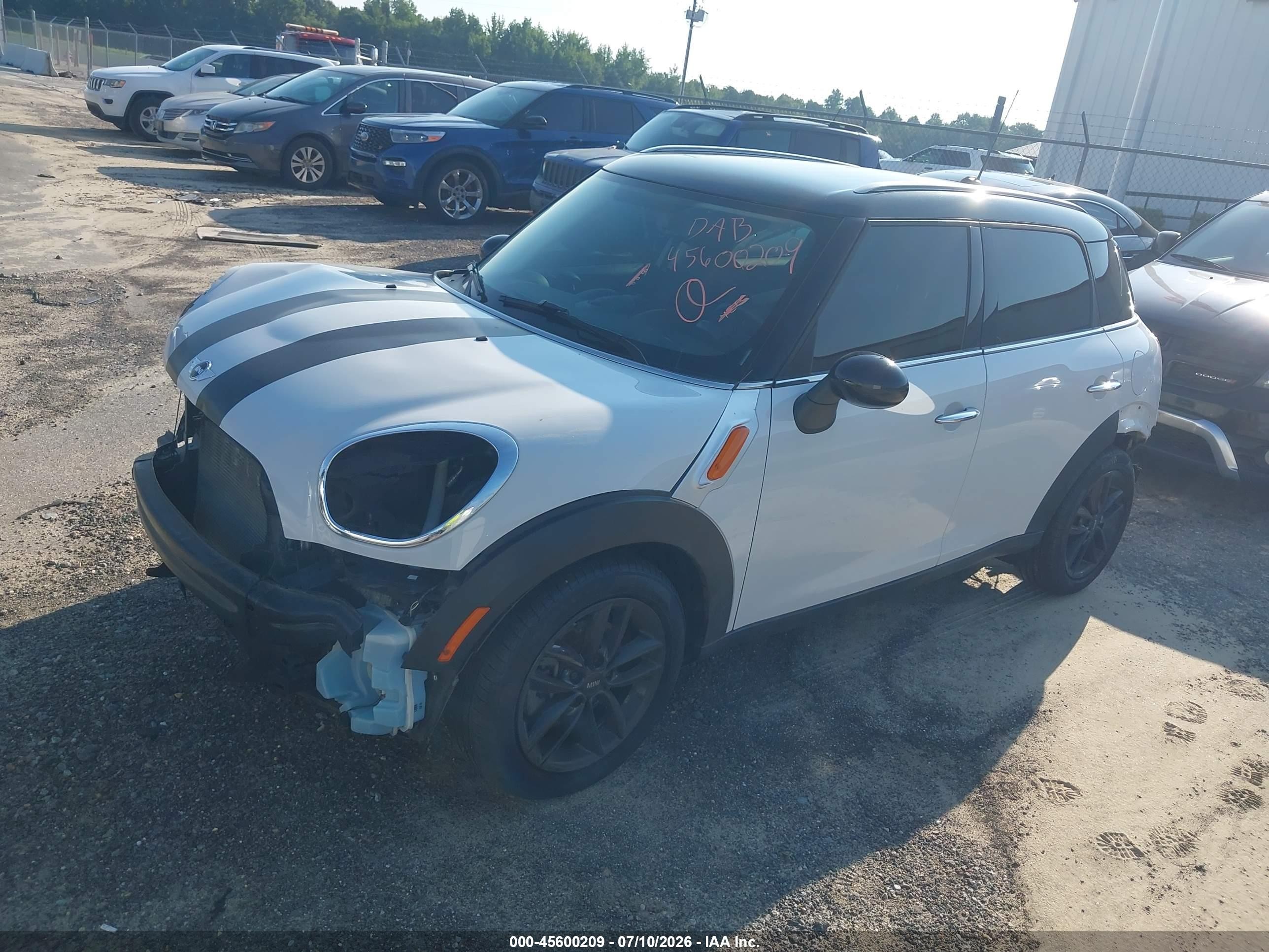 2014 Mini Countryman Cooper Белый vin: WMWZB3C53EWR39025